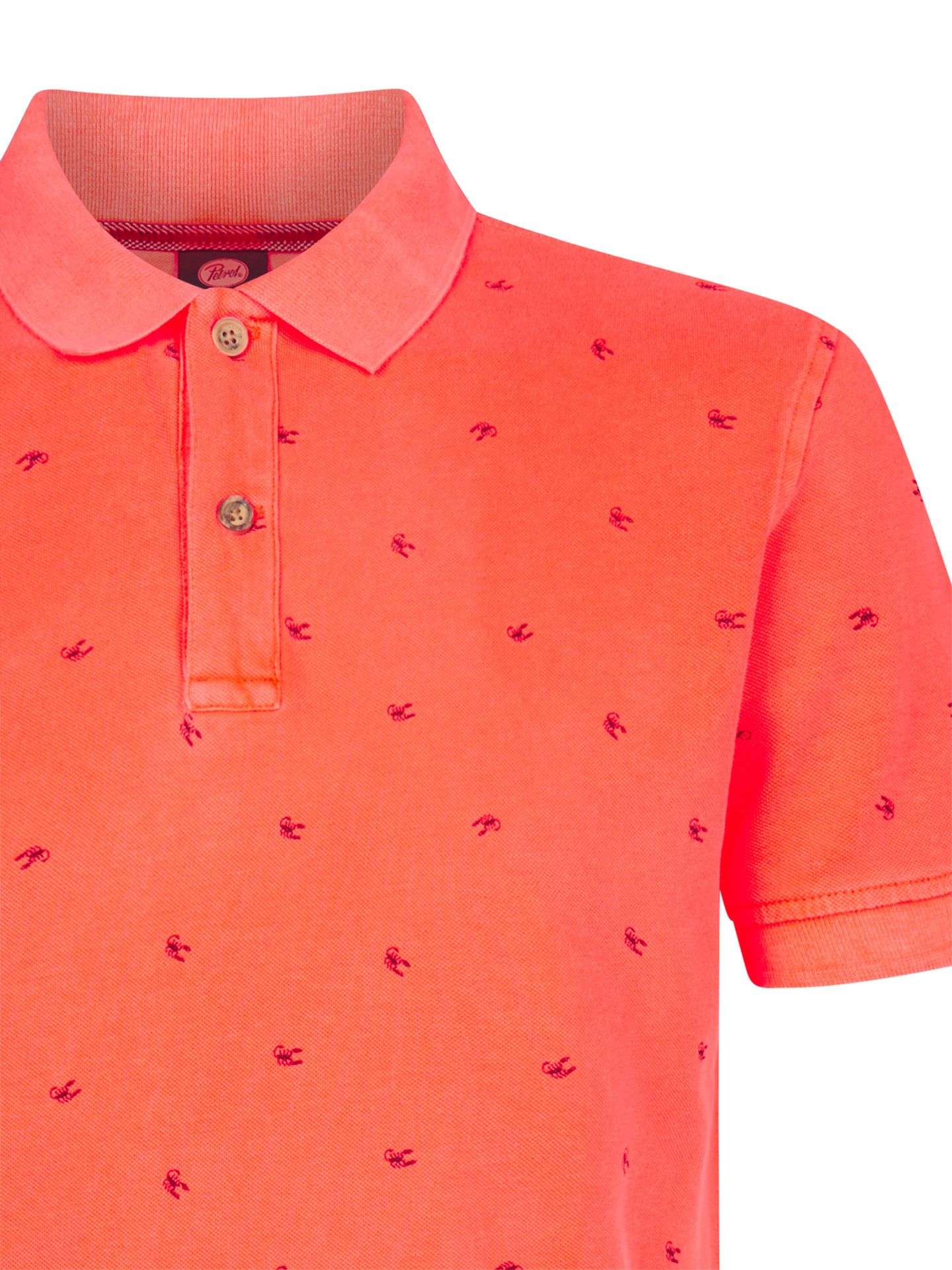 Petrol Industries Men Polo Short Sleeve 3099 fiery coral 2900166307075
