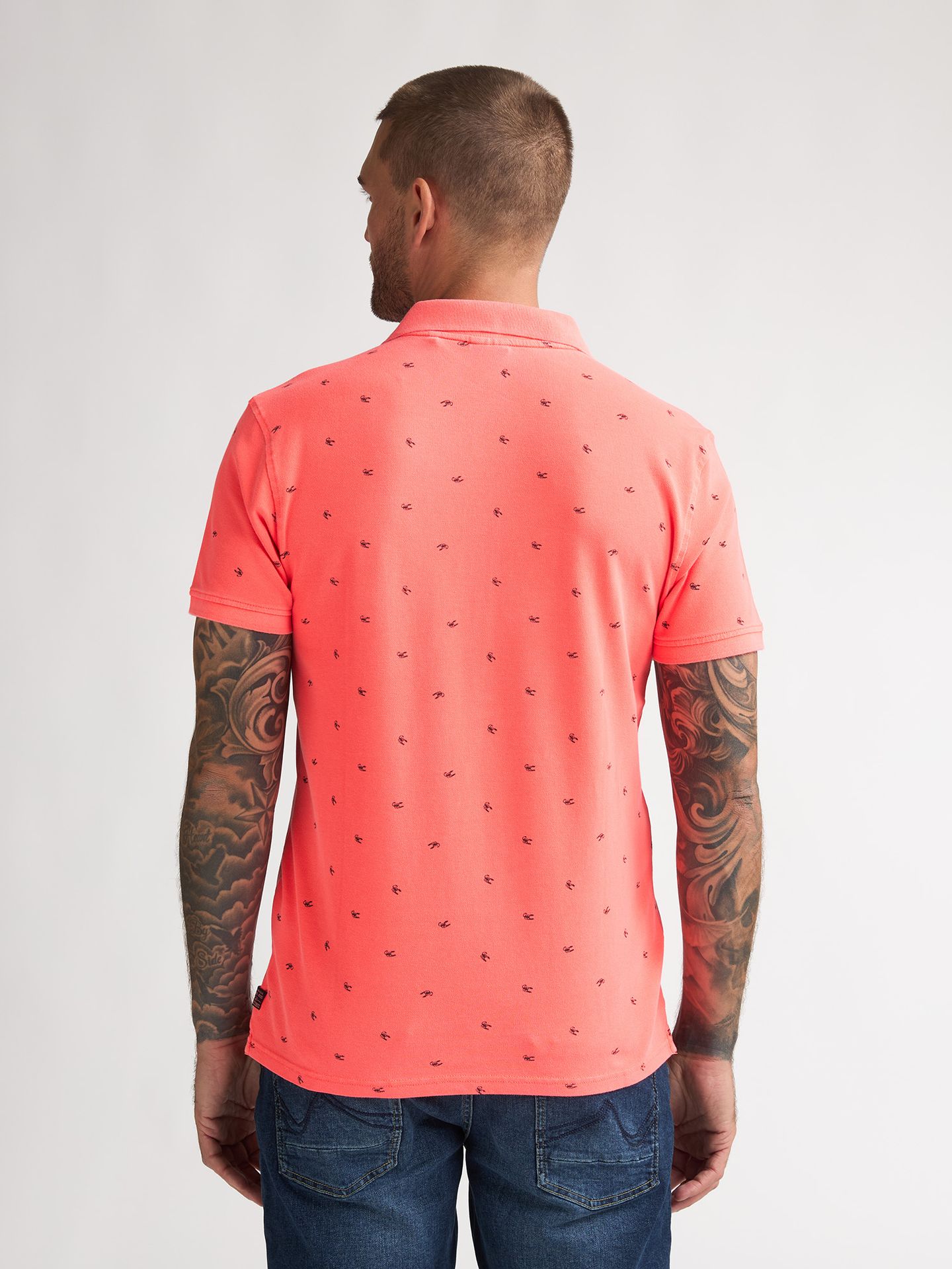 Petrol Industries Men Polo Short Sleeve 3099 fiery coral 2900166307075