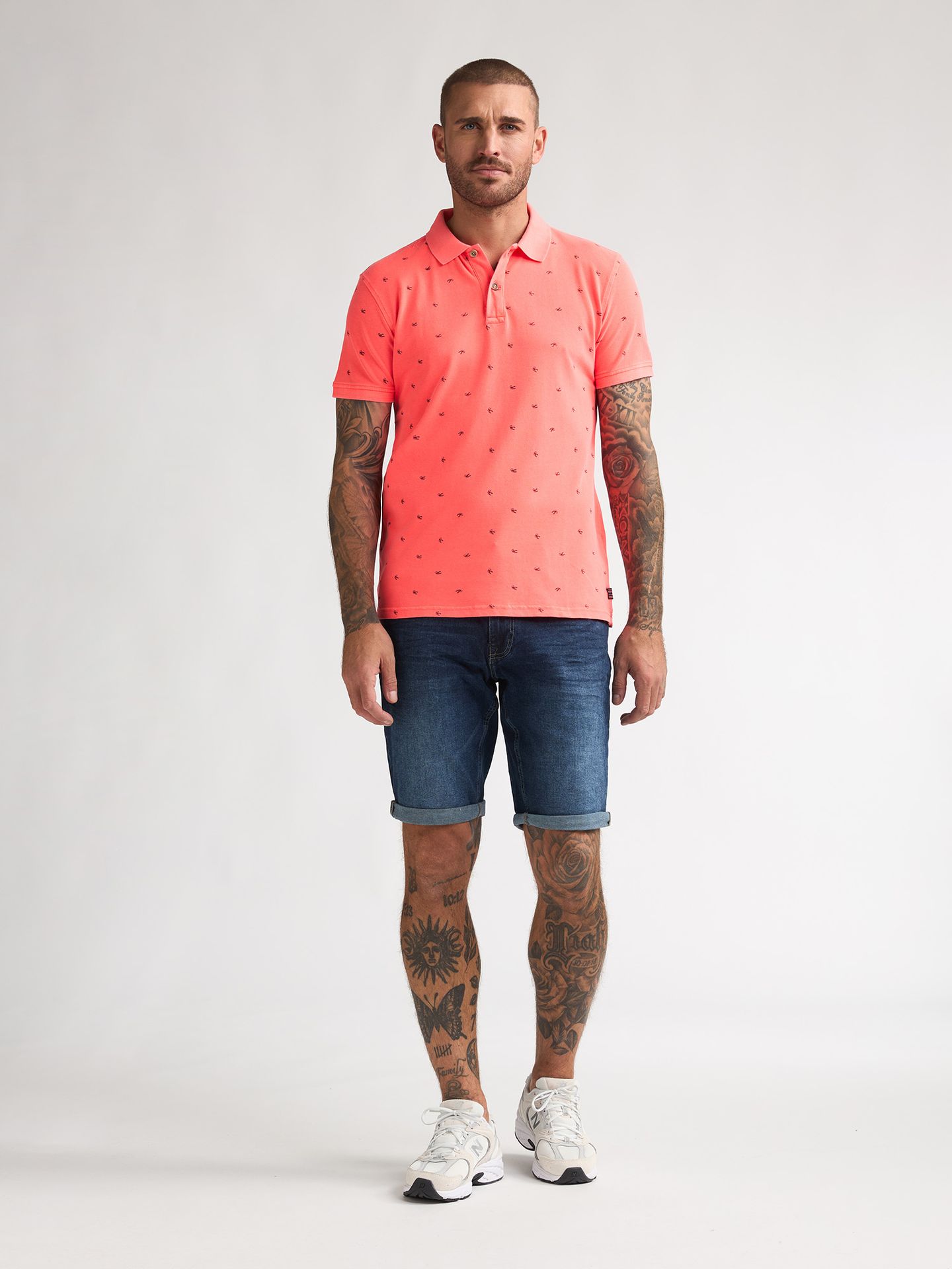 Petrol Industries Men Polo Short Sleeve 3099 fiery coral 2900166307075