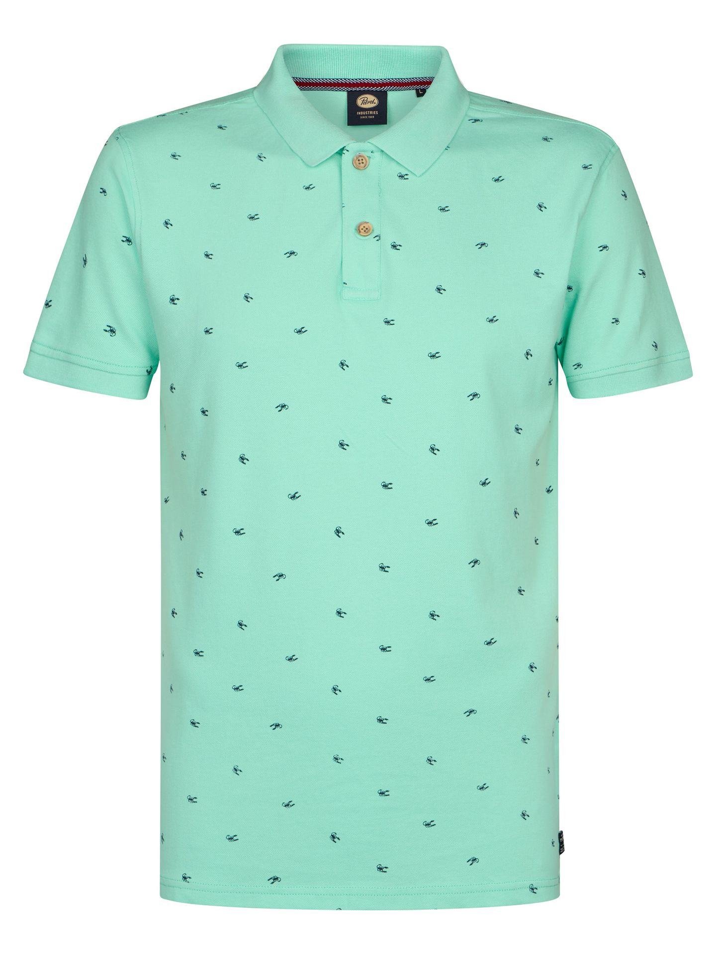 Petrol Industries Men Polo Short Sleeve 6182 green aqua 00118282-EKA26002700000186