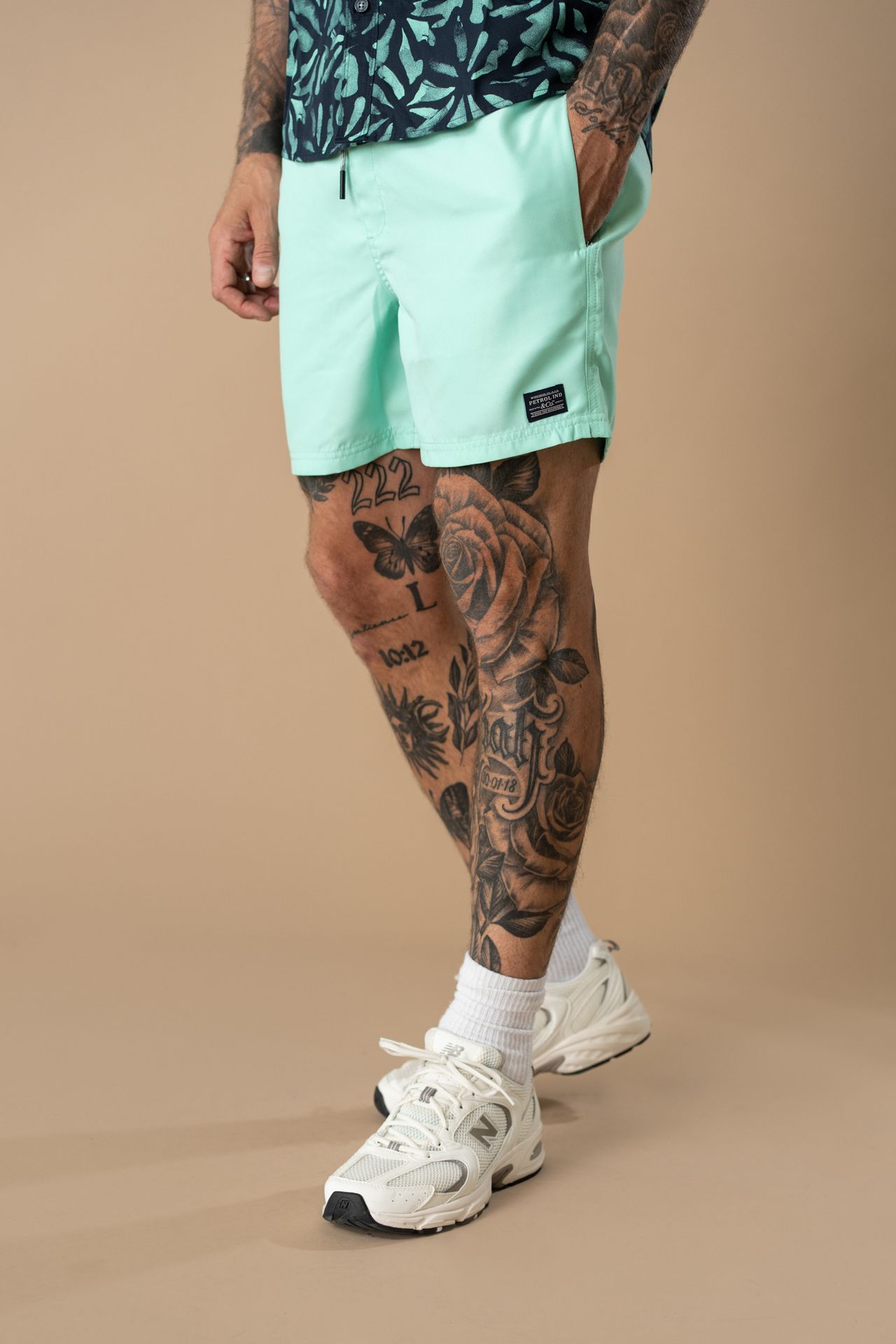 Petrol Industries Men Swimshort 6182 green aqua 2900166312062