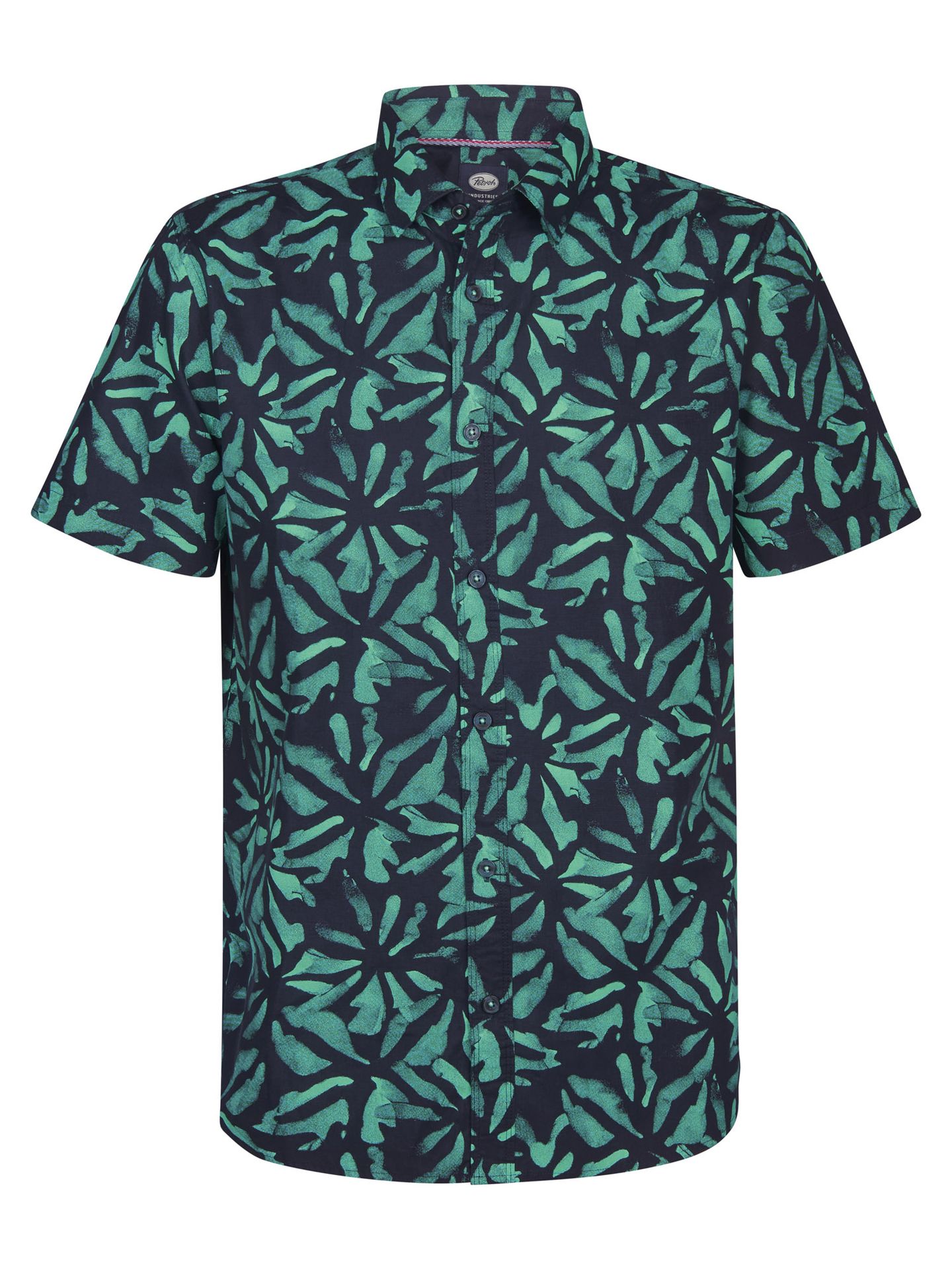 Petrol Industries Men Shirt Short Sleeve AOP 5178 navy blue 00118285-EKA26002700000114