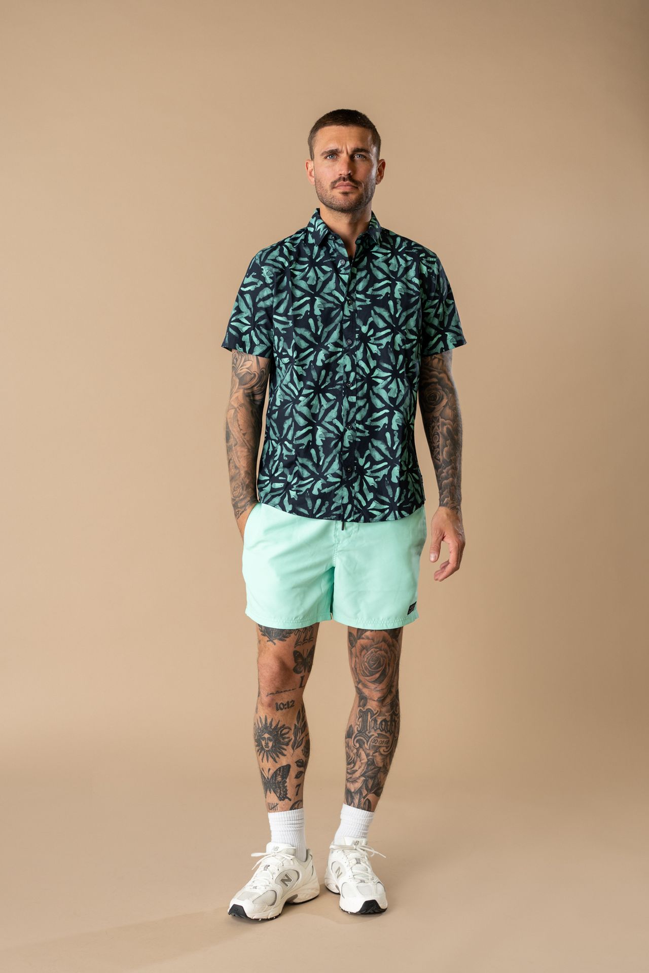 Petrol Industries Men Shirt Short Sleeve AOP 5178 navy blue 2900166316060