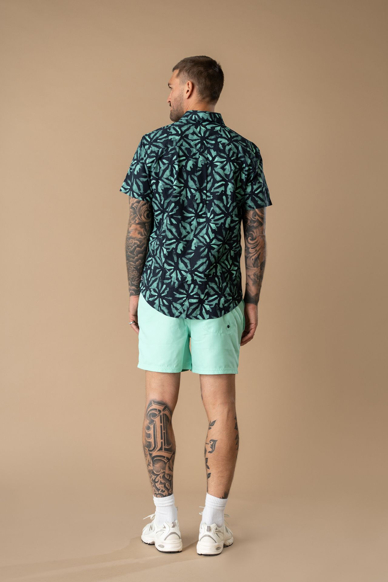 Petrol Industries Men Shirt Short Sleeve AOP 5178 navy blue 2900166316060