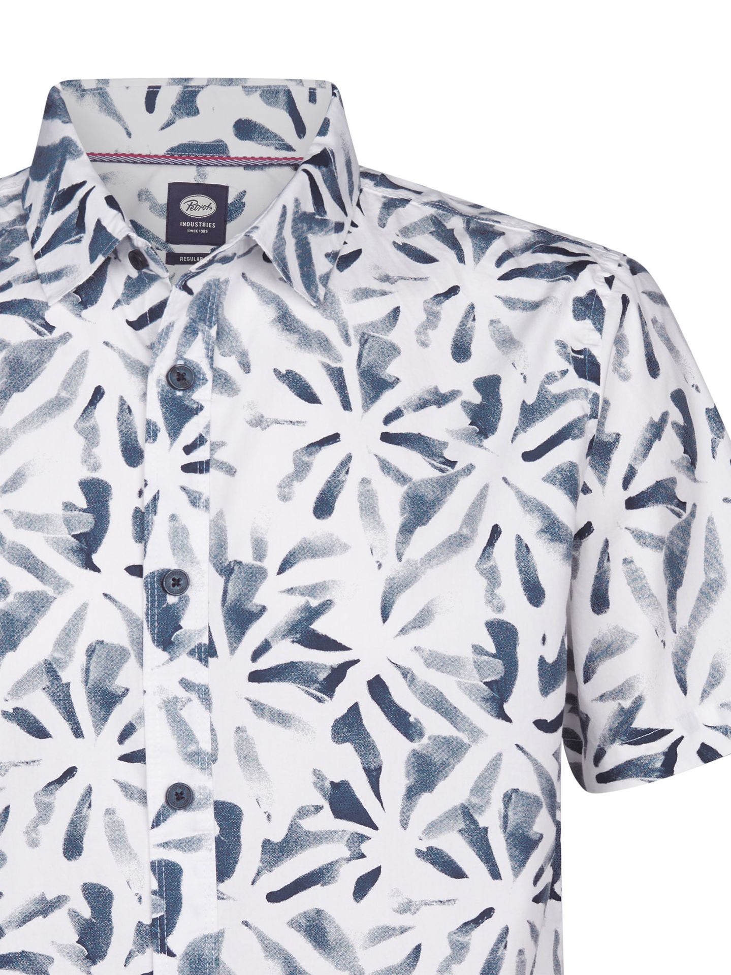 Petrol Industries Men Shirt Short Sleeve AOP 0006 chalk white 2900166315094