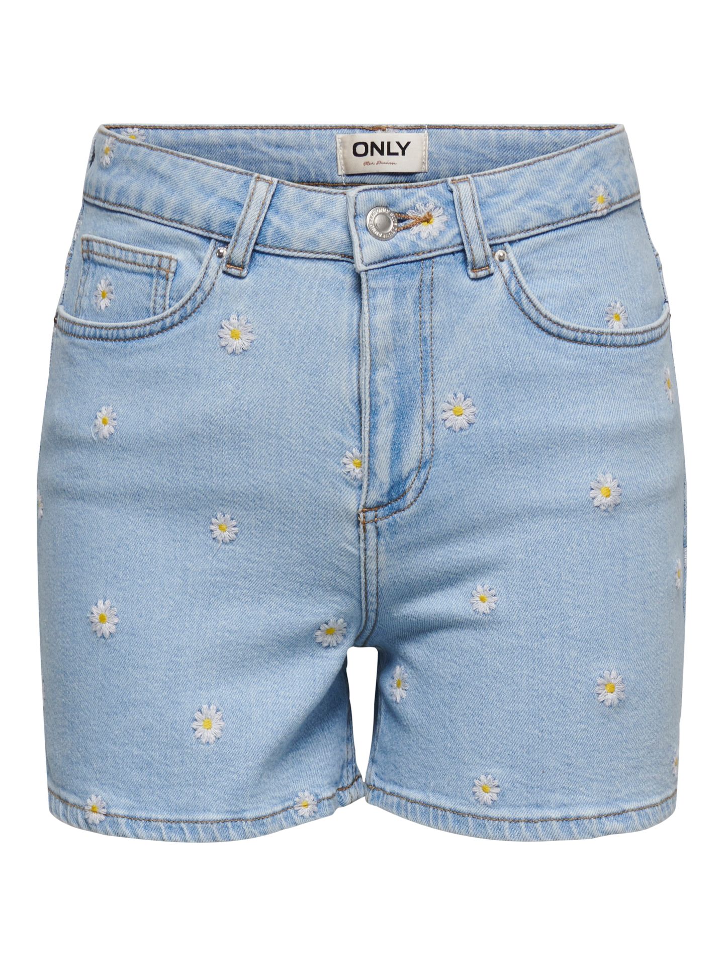 Only ONLJOSEPHINE HW DAISY DNM SHORTS AZ Light Blue Denim 00118295-EKA26011400000011