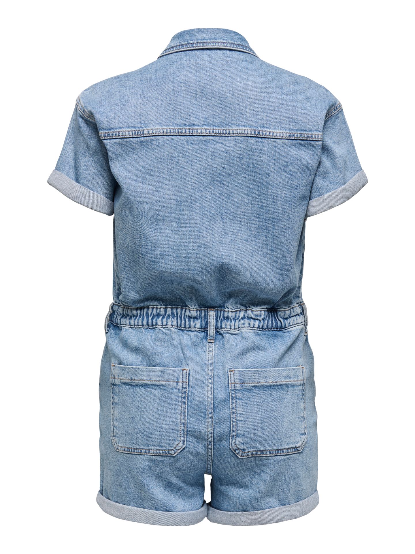 Only ONLCASTEL S/S DNM PLAYSUIT AZG NOOS Light Blue Denim 2900166332053