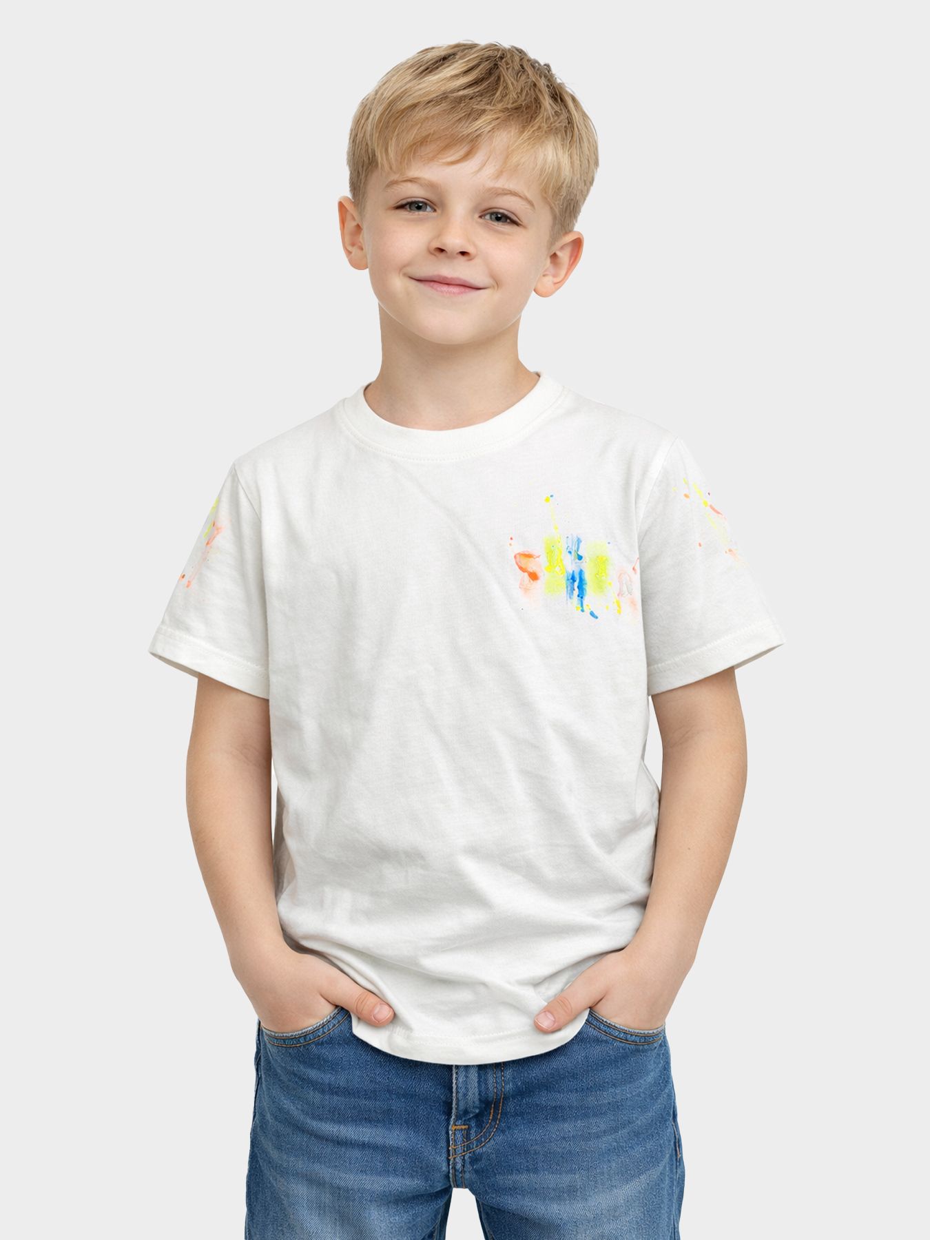 Ballin 3035 Kids t-shirt off white 00118306-W2