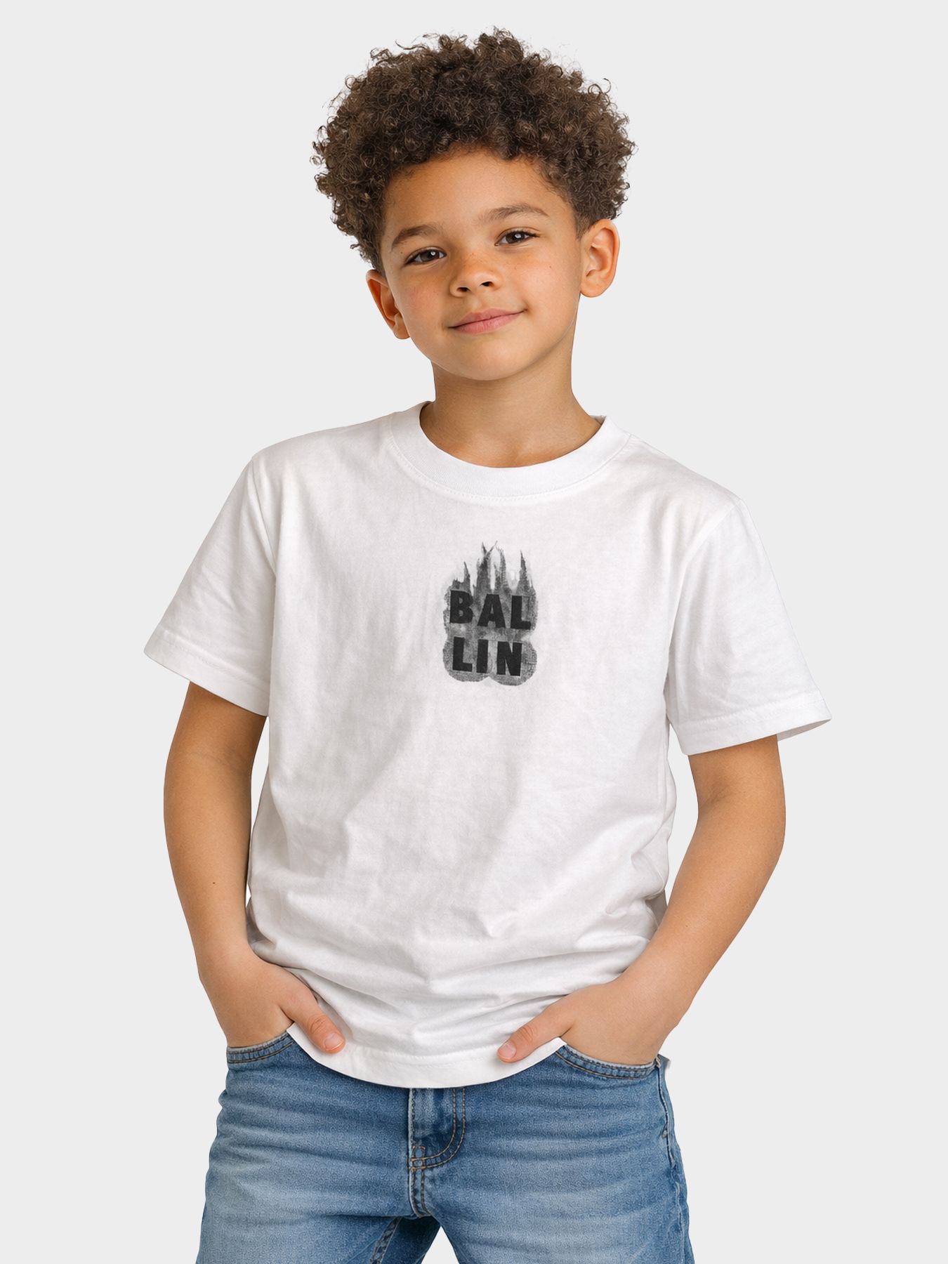 Ballin 3032 Kids T-shirt off white 00118309-W2