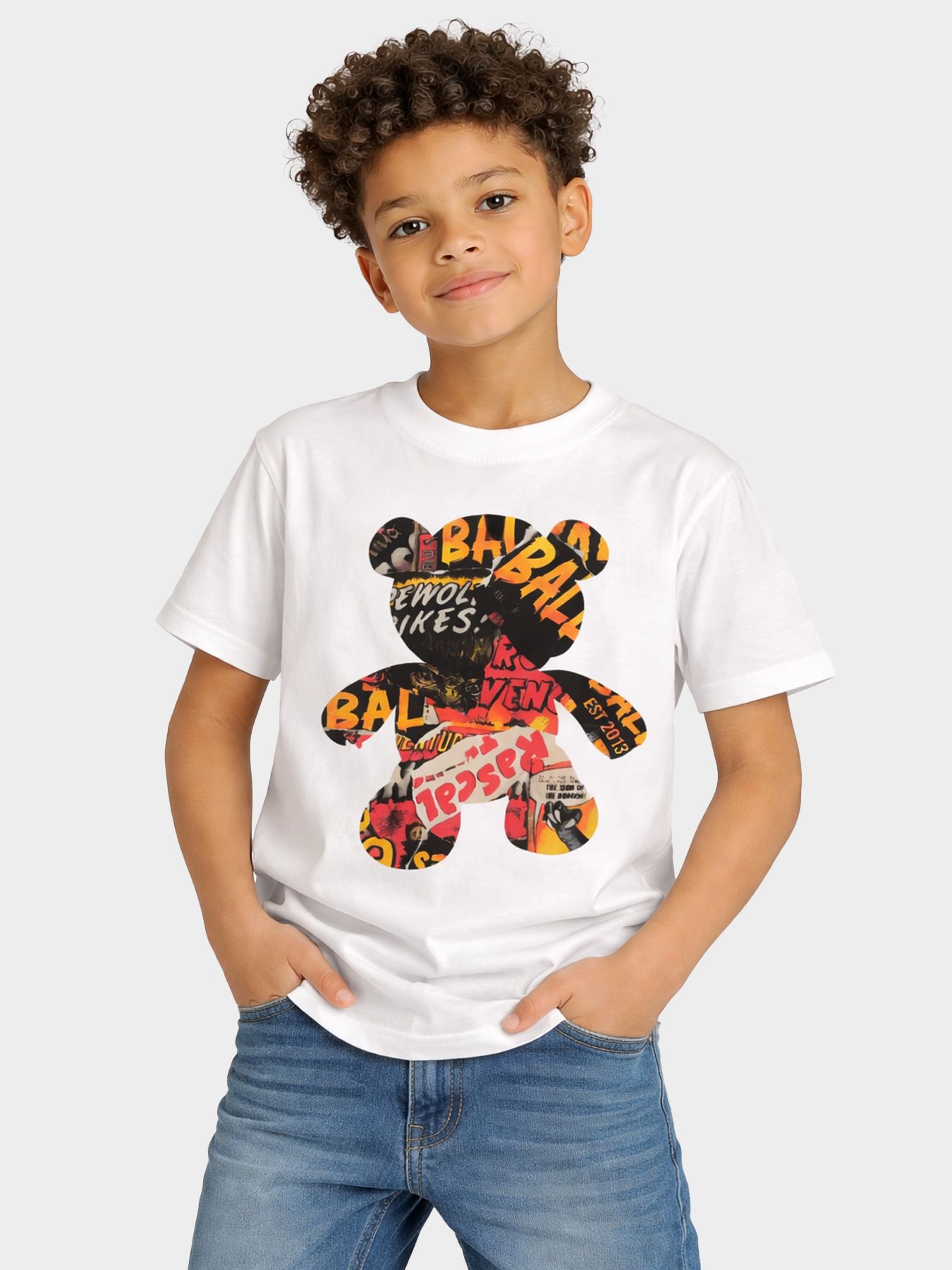 Ballin 3038 Kids T-shirt Off White 00118310-OFFWHITE
