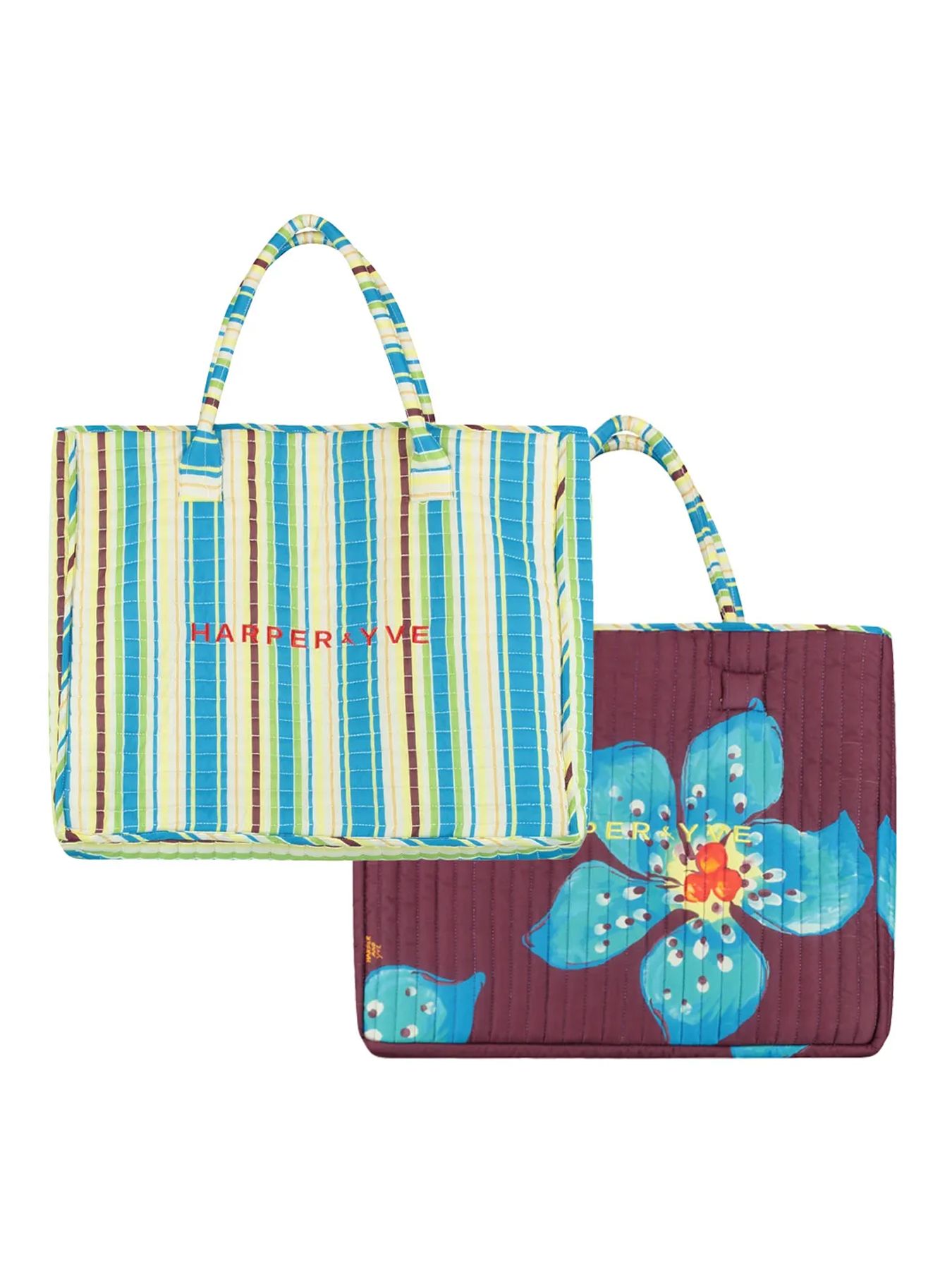 Harper & Yve LEXIE-BAG 1295 tropcial flower/stripe 00118344-EKA26014200000033