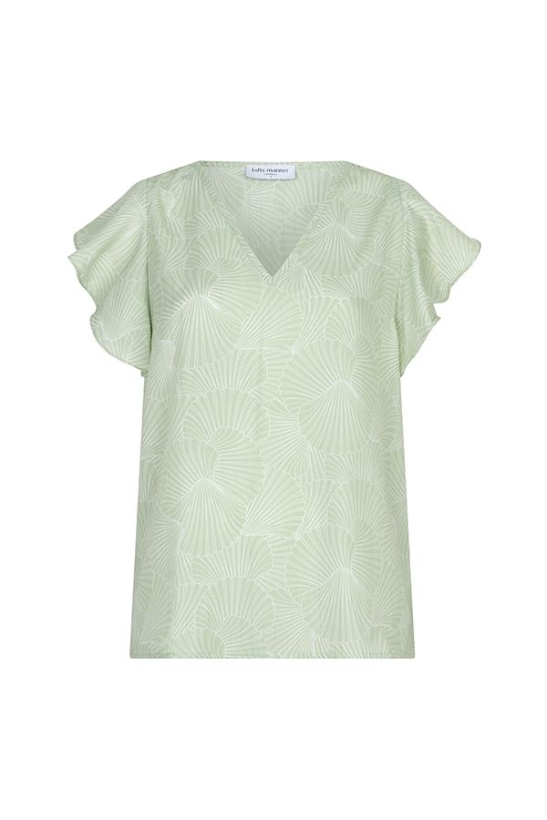 Lofty Manner Blouse Avalora 446 mint off white 00118361-EKA26013300000084