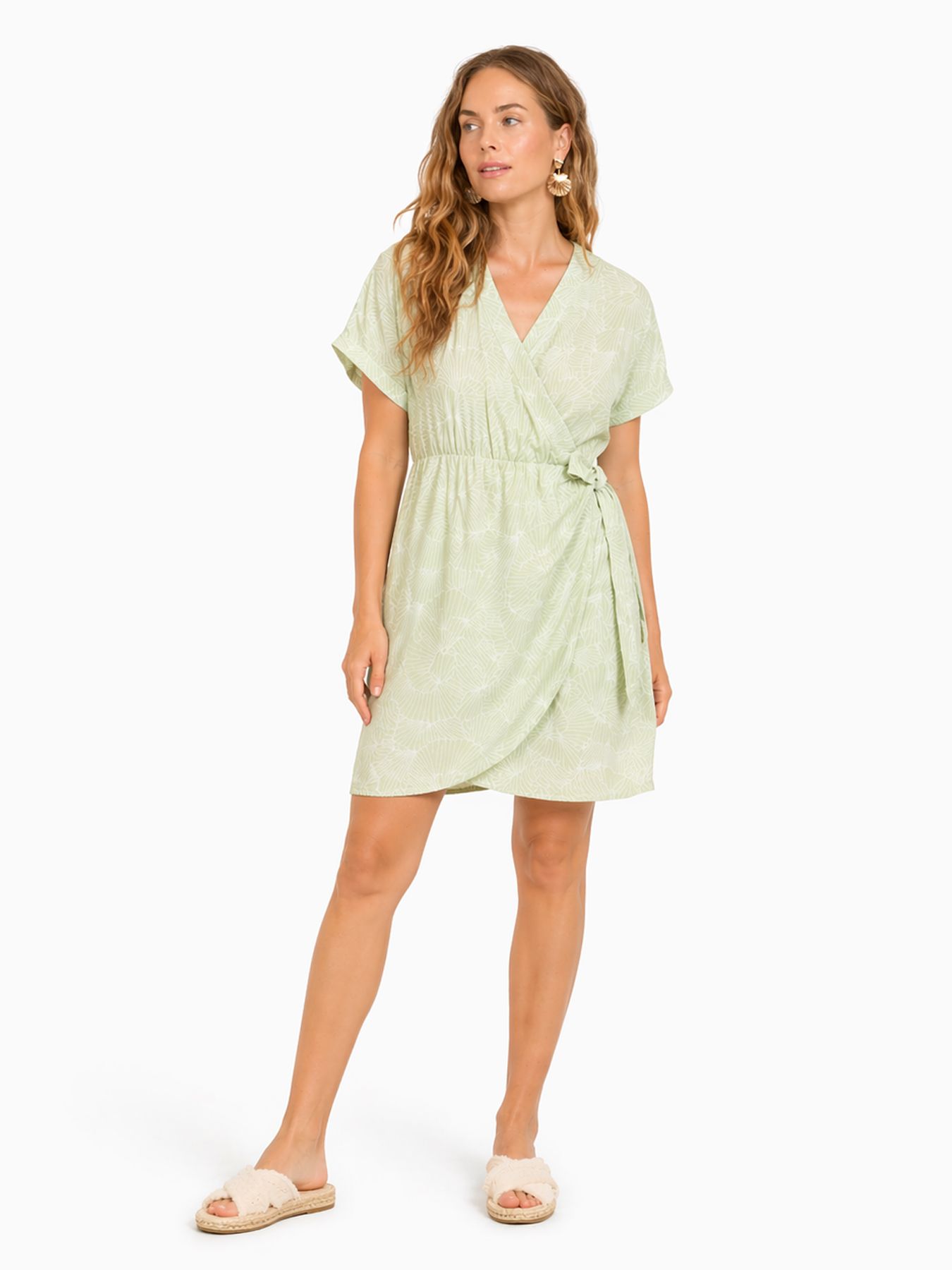 Lofty Manner Dress Solira 446 mint off white 00118371-EKA26013300000084