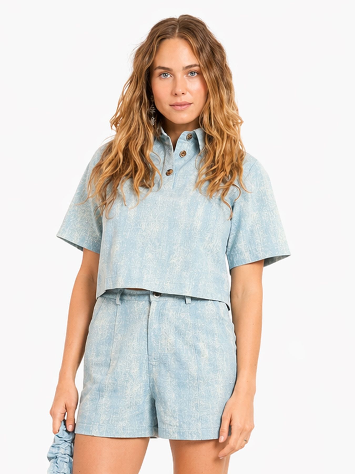 Lofty Manner Blouse Abby 400 blue 2900166443025