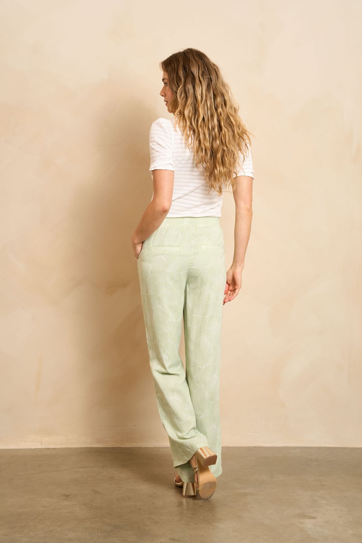 Lofty Manner Trouser Elune 446 mint off white 2900166445074