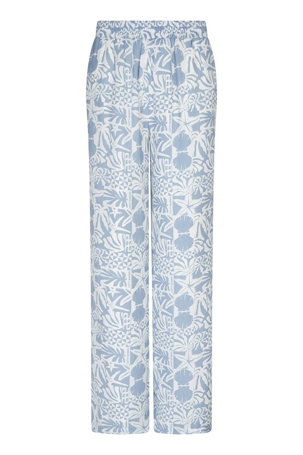Lofty Manner Trouser Elune 118 blue off white 00118379-EKA26013300000085