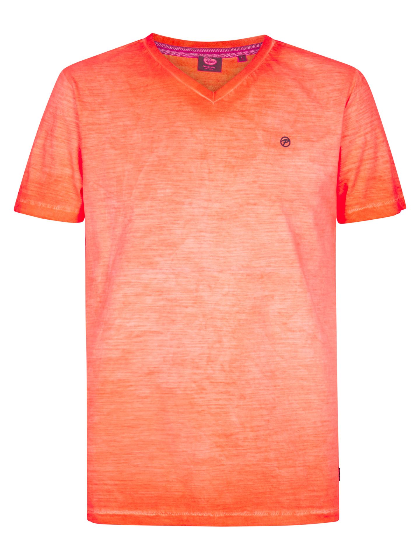 Petrol Industries Men T-Shirt SS V-Neck 3099 fiery coral 00118389-EKA26002700000120