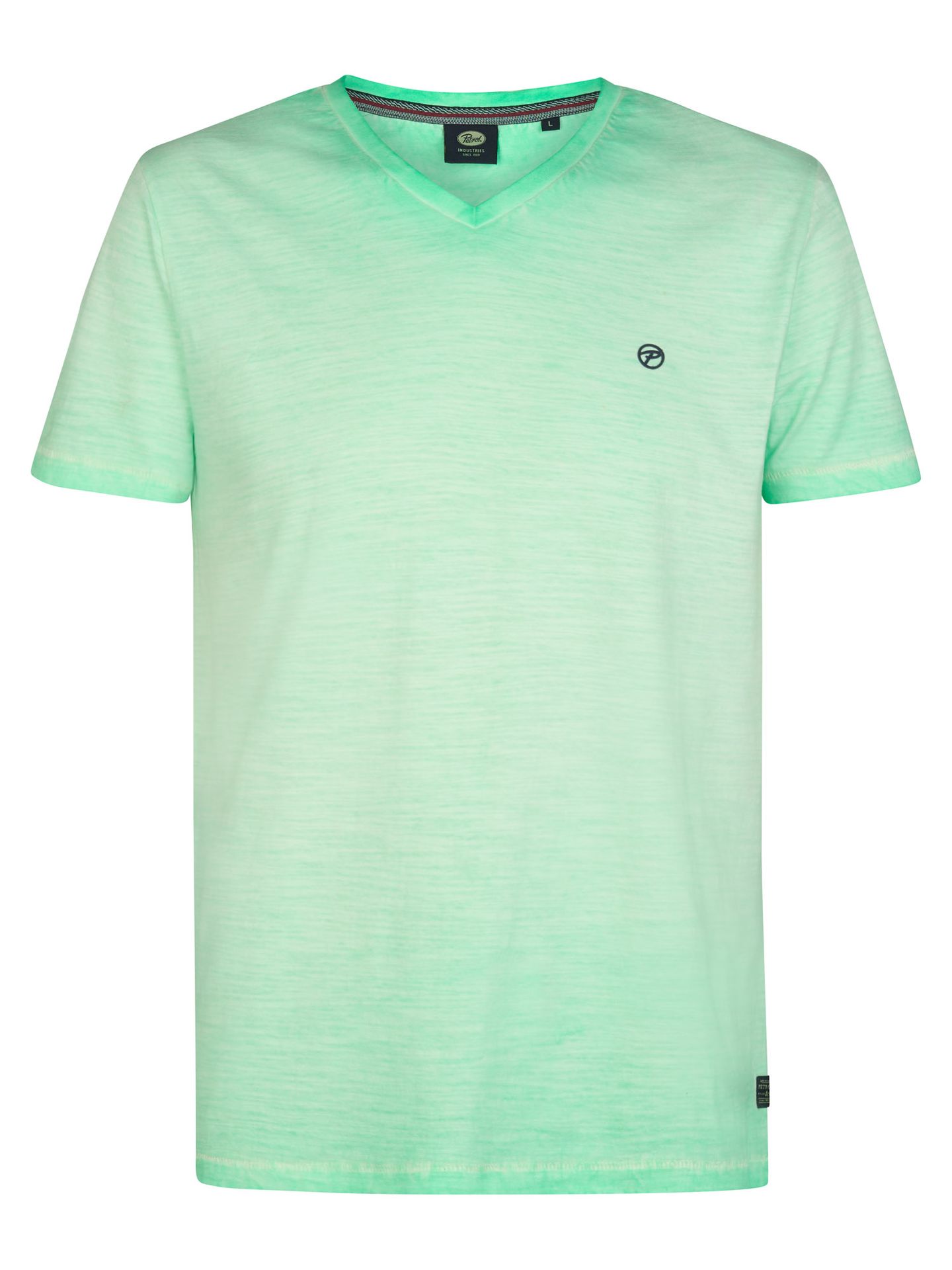 Petrol Industries Men T-Shirt SS V-Neck 6182 green aqua 00118389-EKA26002700000186