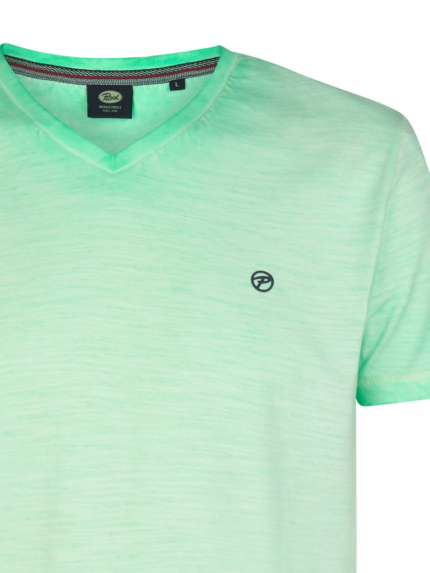Petrol Industries Men T-Shirt SS V-Neck 6182 green aqua 2900166460091