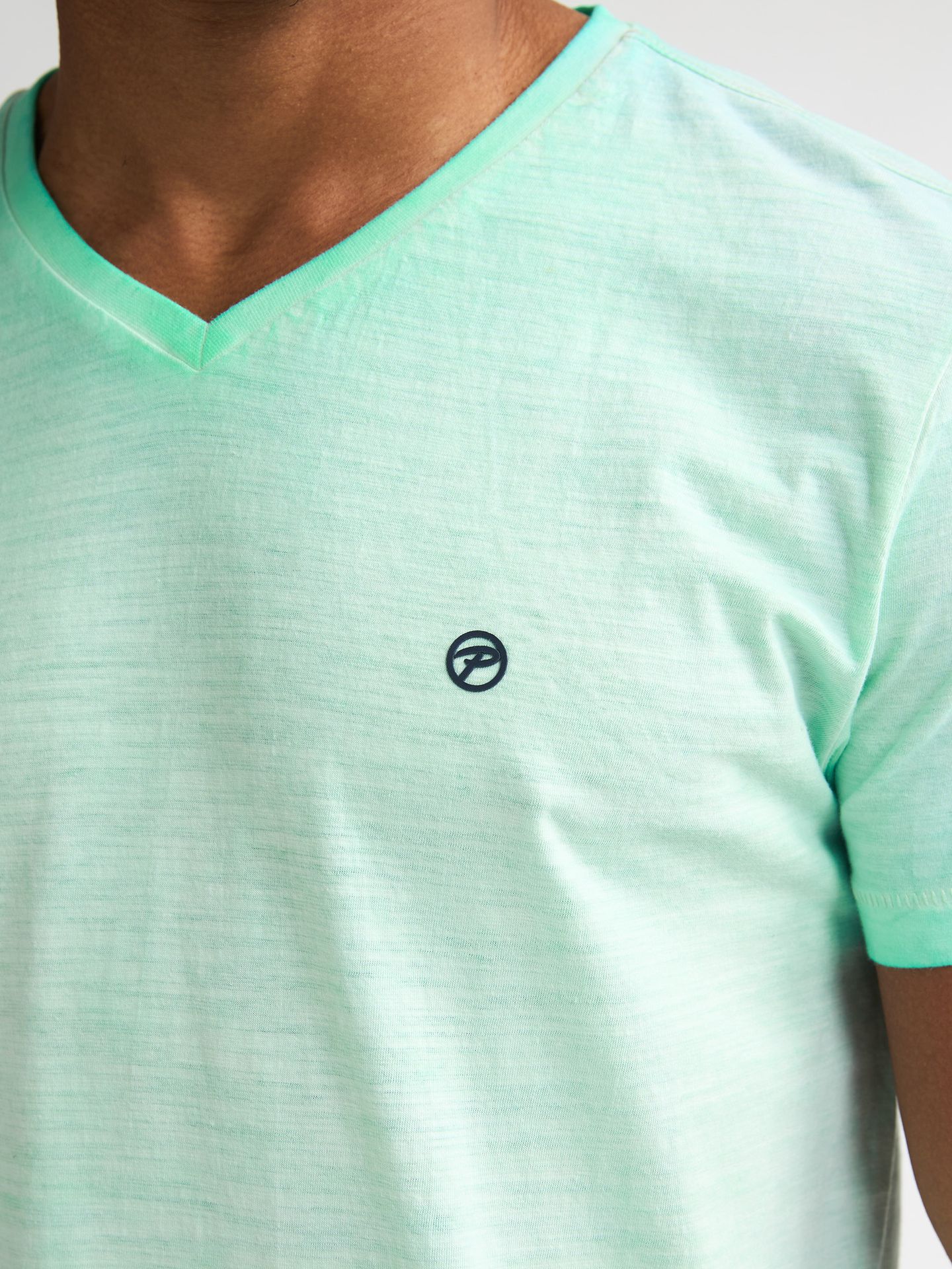 Petrol Industries Men T-Shirt SS V-Neck 6182 green aqua 2900166460091