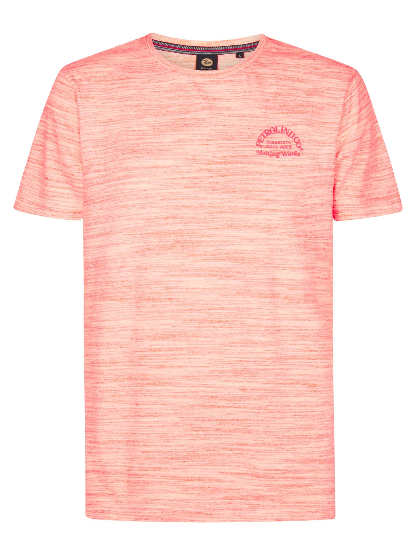 Petrol Industries Men T-Shirt SS Classic Print 3099 fiery coral 00118390-EKA26002700000120