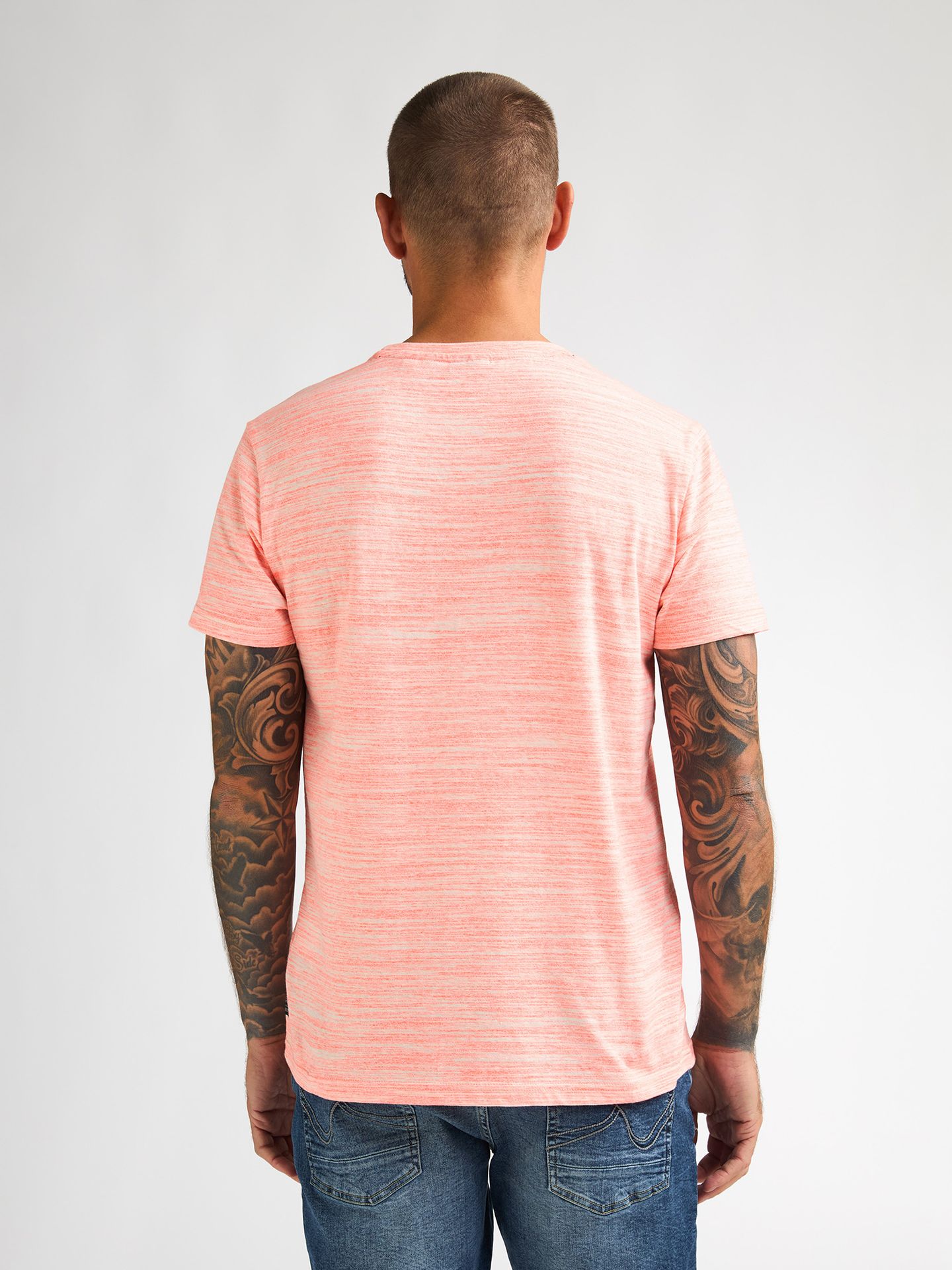 Petrol Industries Men T-Shirt SS Classic Print 3099 fiery coral 2900166461043