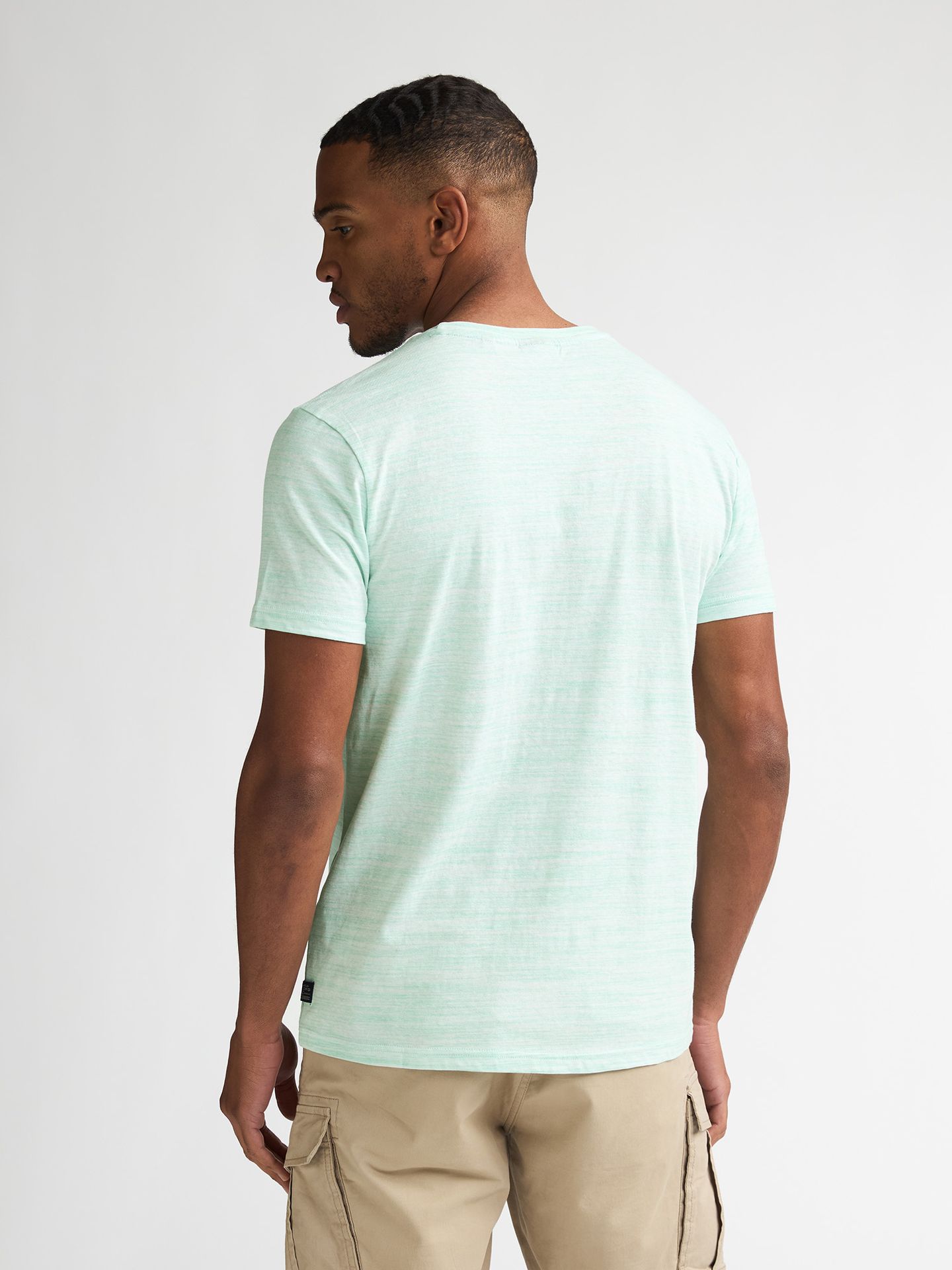 Petrol Industries Men T-Shirt SS Classic Print 6182 green aqua 2900166463061