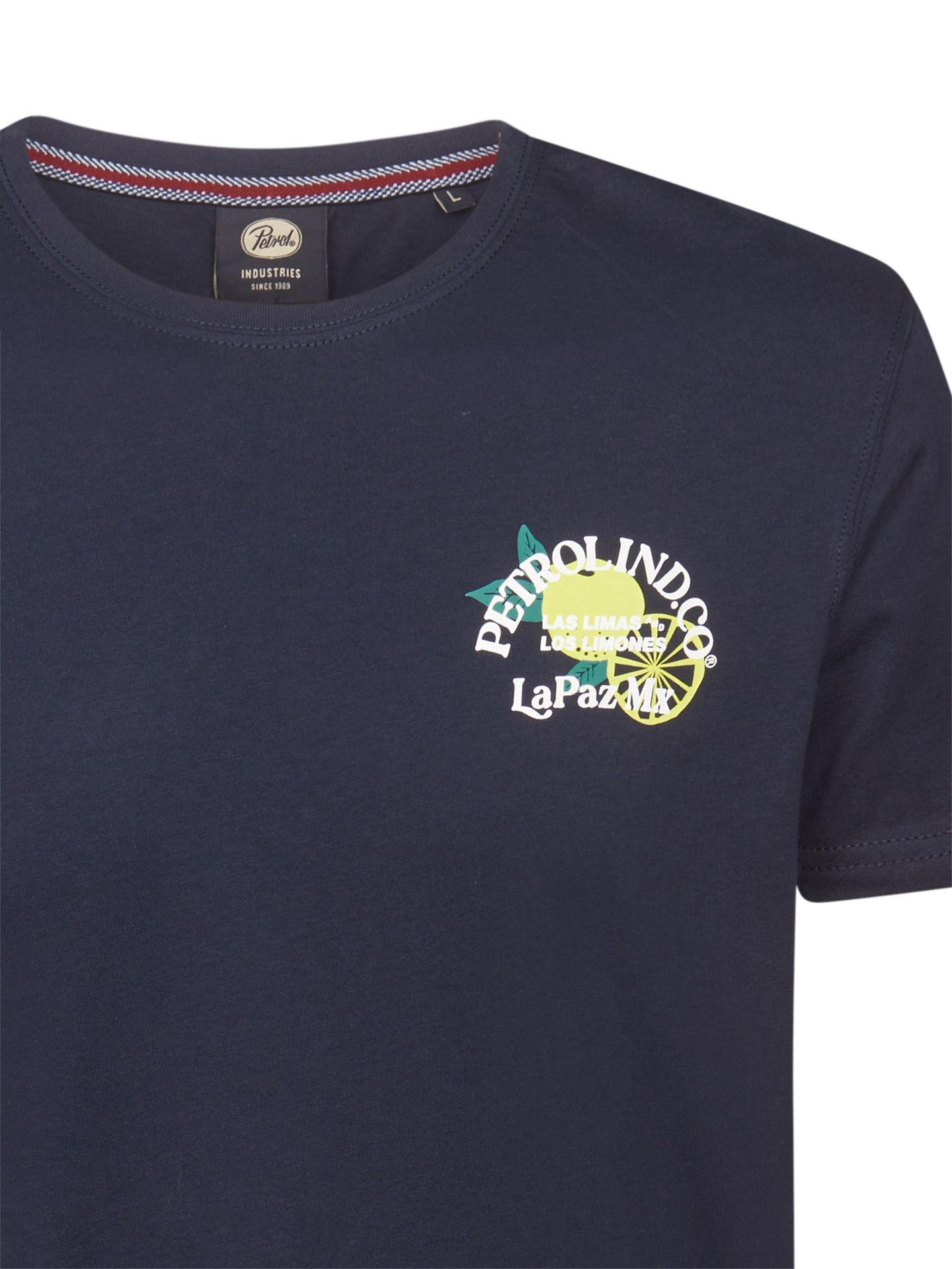 Petrol Industries Men T-Shirt SS Classic Print 5178 navy blue 2900166465072