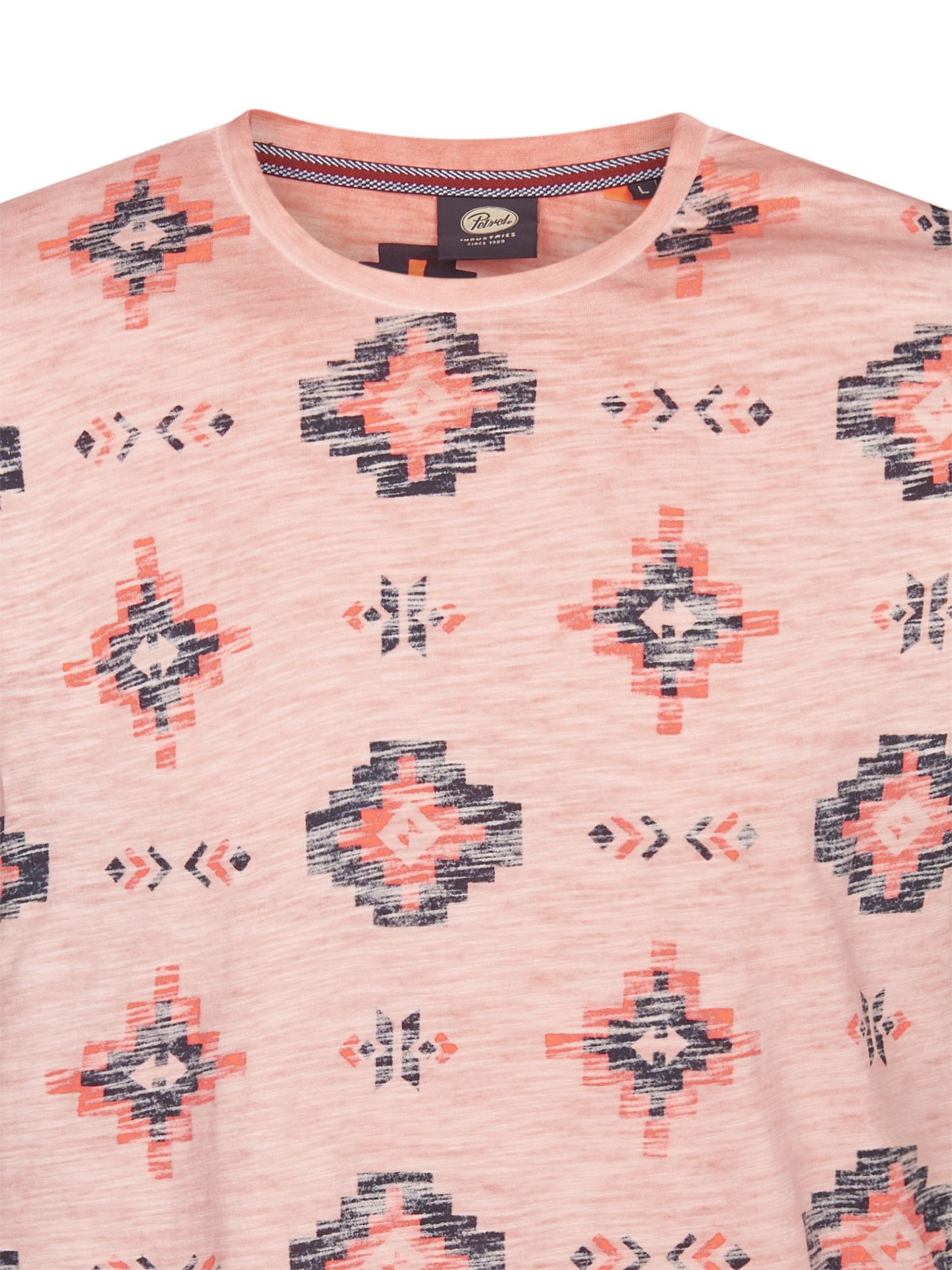 Petrol Industries Men T-Shirt SS Classic Print 3174 light coral 2900166466093