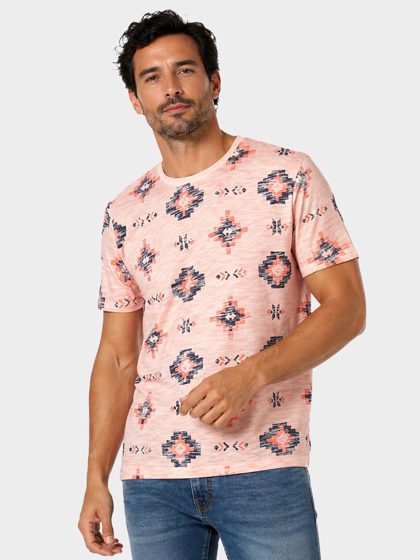 Petrol Industries Men T-Shirt SS Classic Print 3174 light coral 00118392-EKA26002700000187