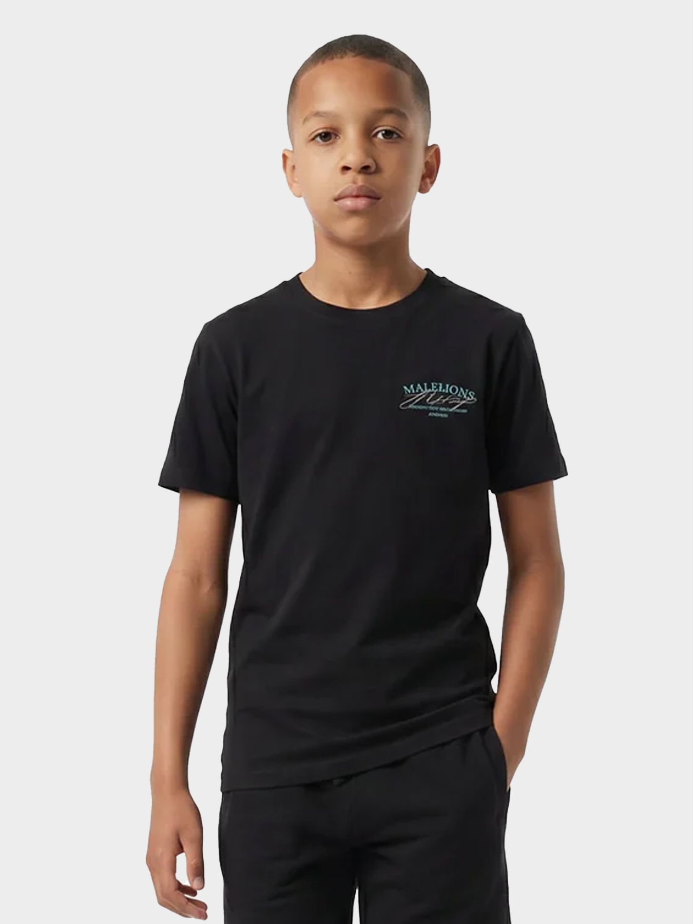 Malelions Malelions Junior Heritage T-Shirt 49001 black 00118397-EKA26010700000006