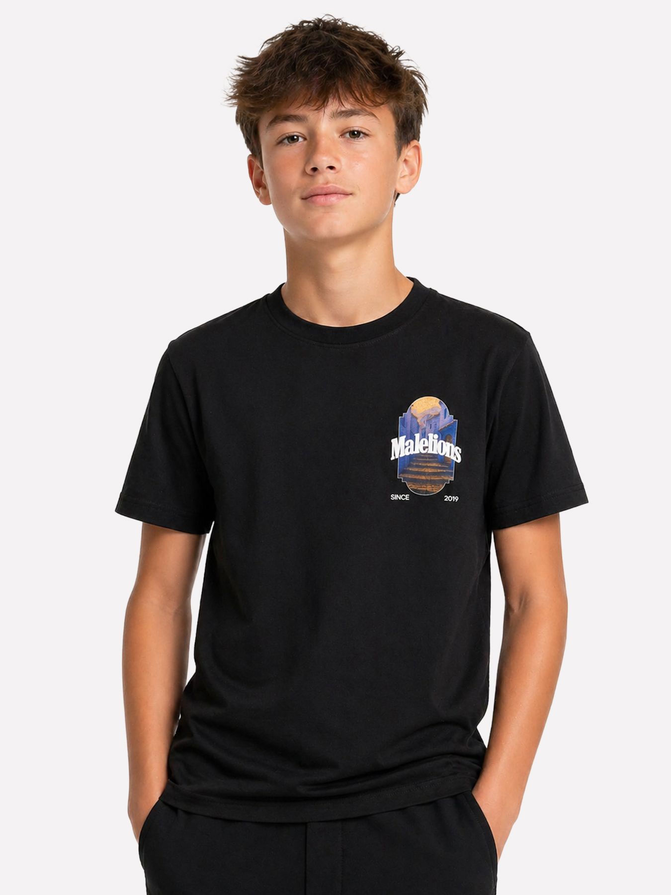 Malelions Malelions Junior Blue Stairs T-Shirt 49001 black 00118398-EKA26010700000006