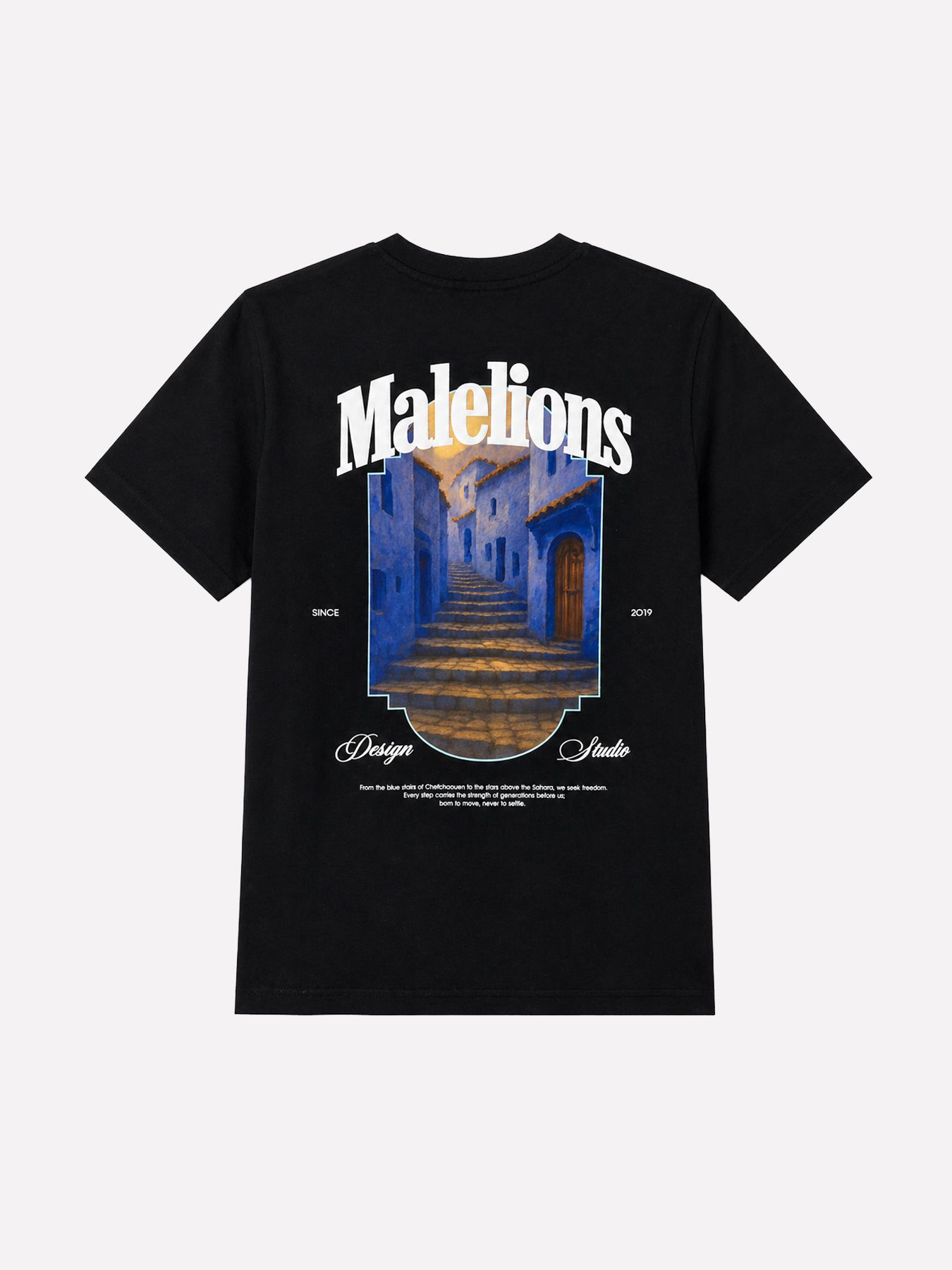 Malelions Malelions Junior Blue Stairs T-Shirt 49001 black 2900166479031