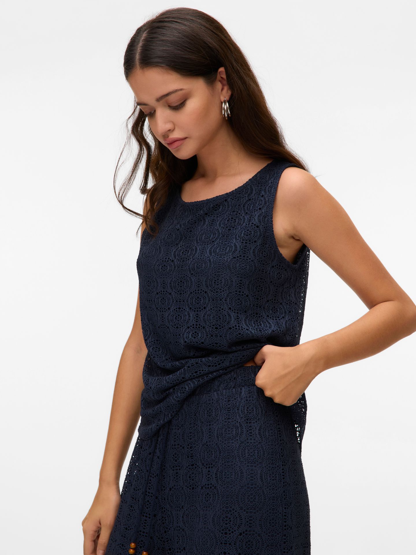 Vero Moda VMMAYA TANK TOP JRS Navy Blazer 2900166493044