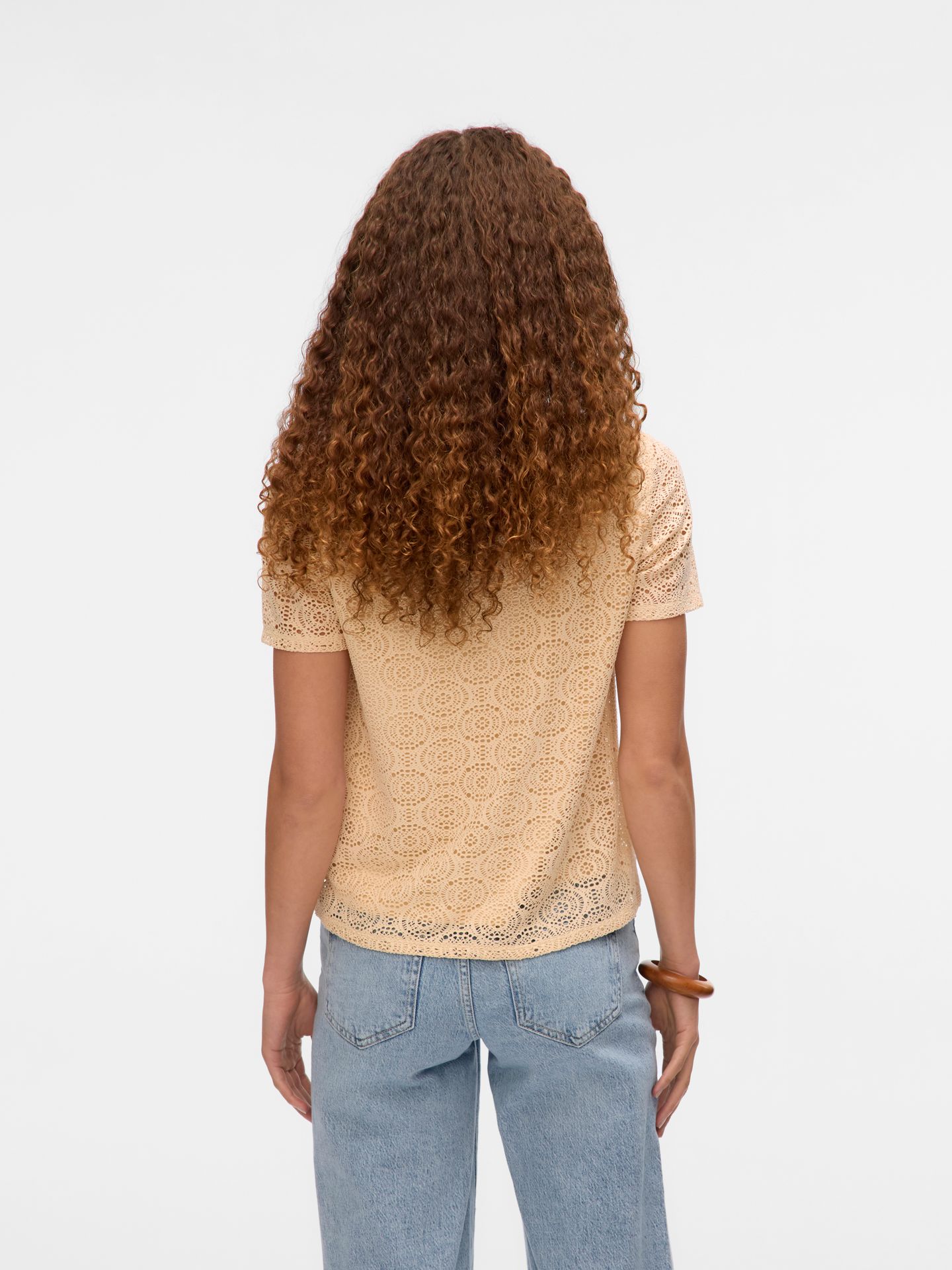 Vero Moda VMMAYA SS V NECK TOP JRS Birch 2900166488040