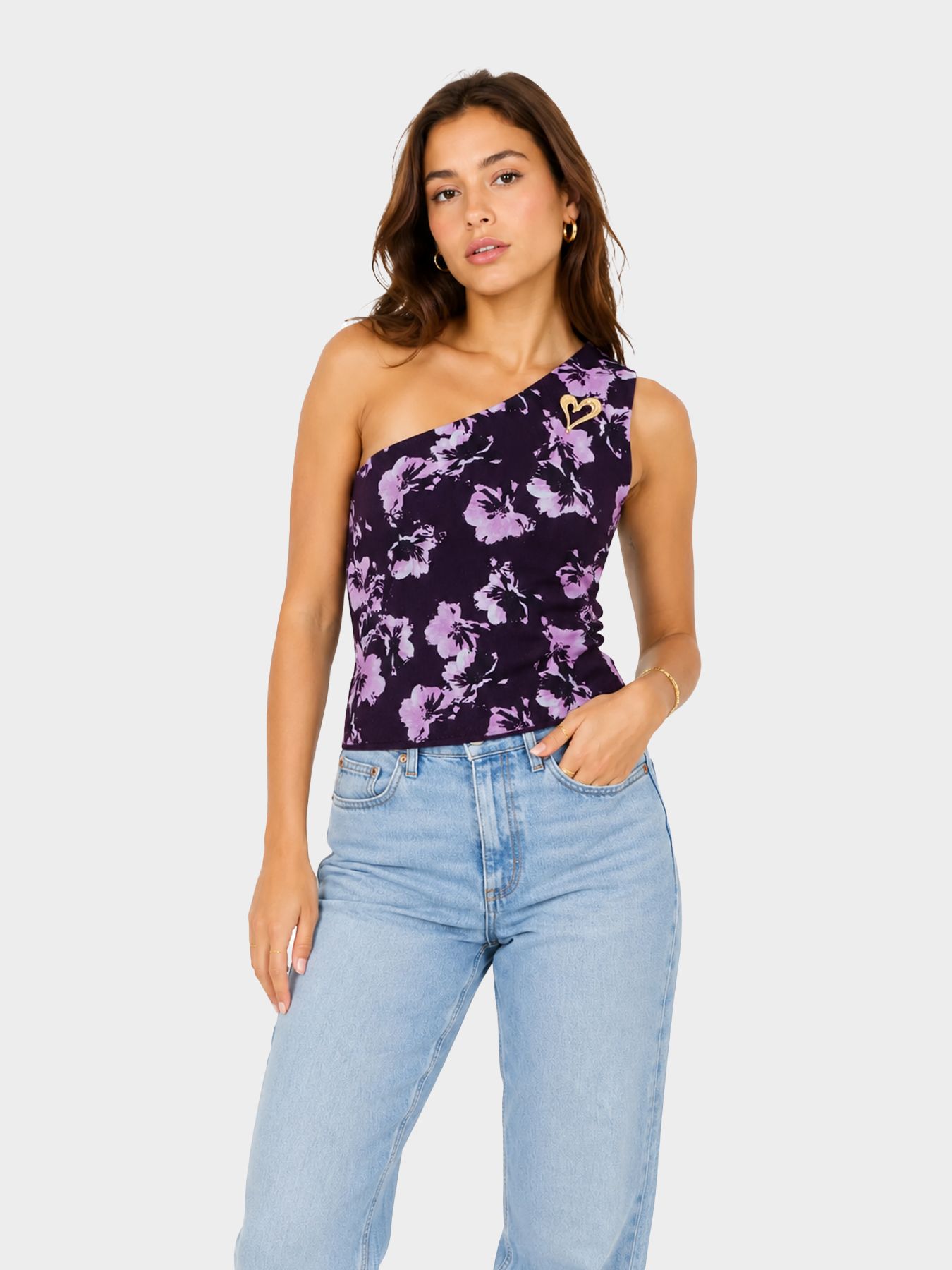 Fluresk Bobbi top 835 royal plum 00118406-EKA26015100000001