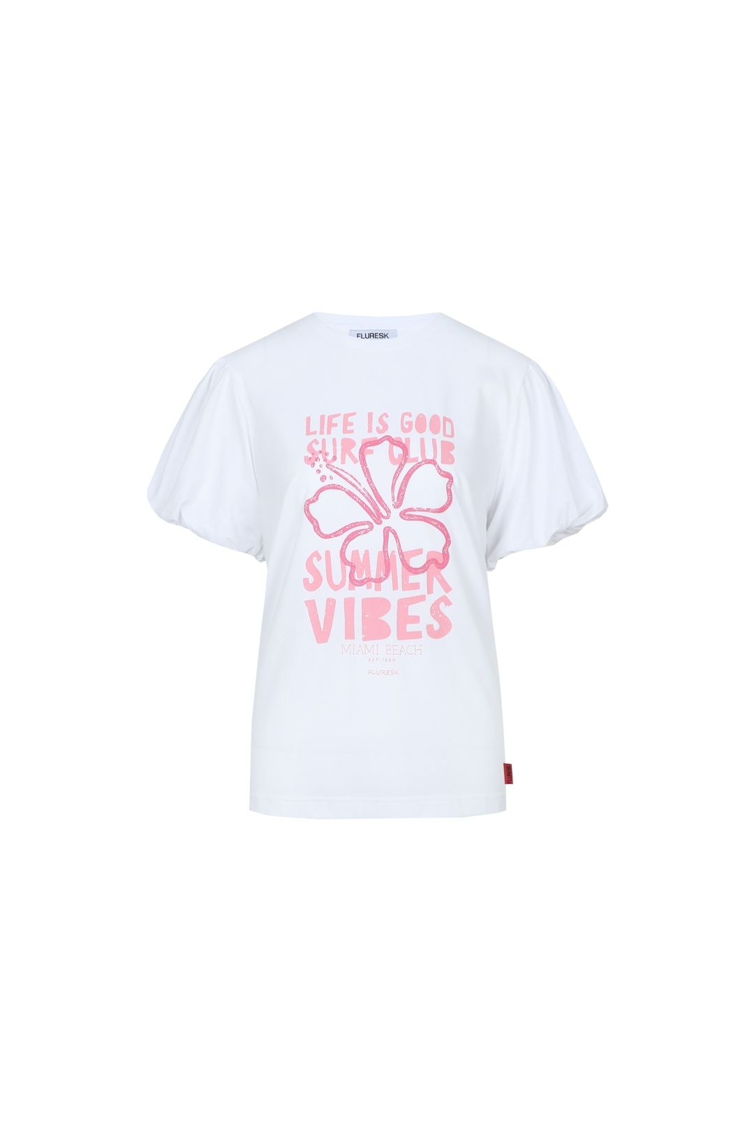 Fluresk Estel T-shirt 011 offwhite 00118411-EKA26015100000005