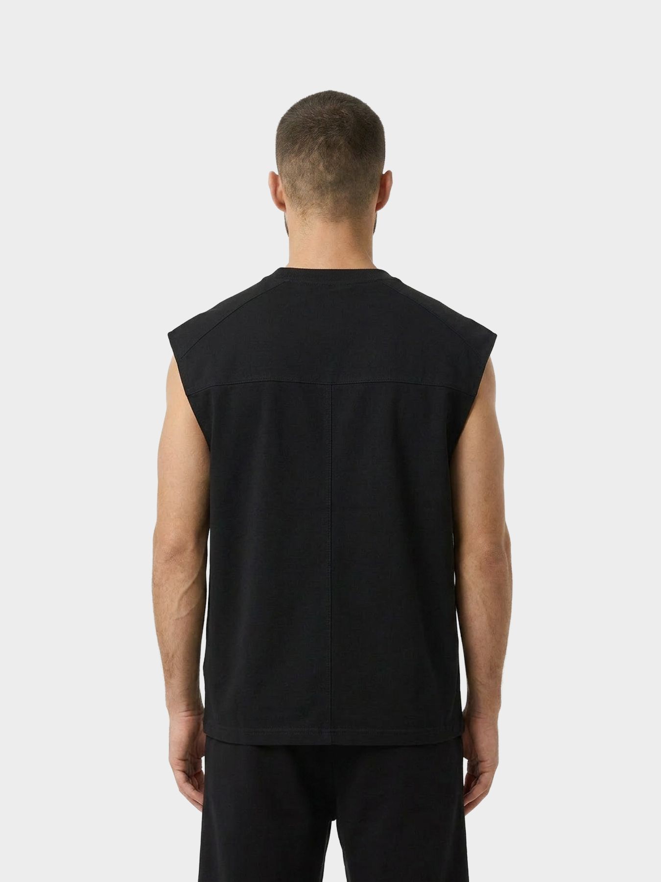 Off The Pitch Sage sleeveless tee Black 2900166528074