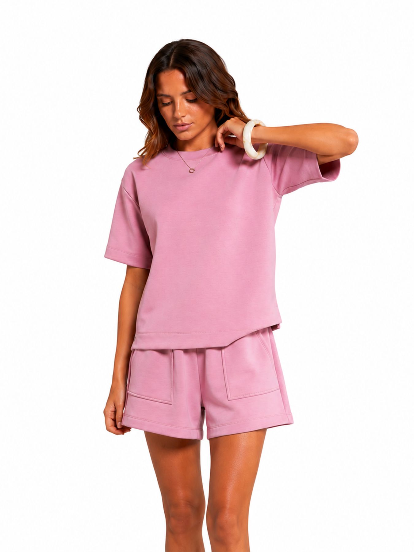 Pink Noir Iris t-shirt Lila 00118430-P5