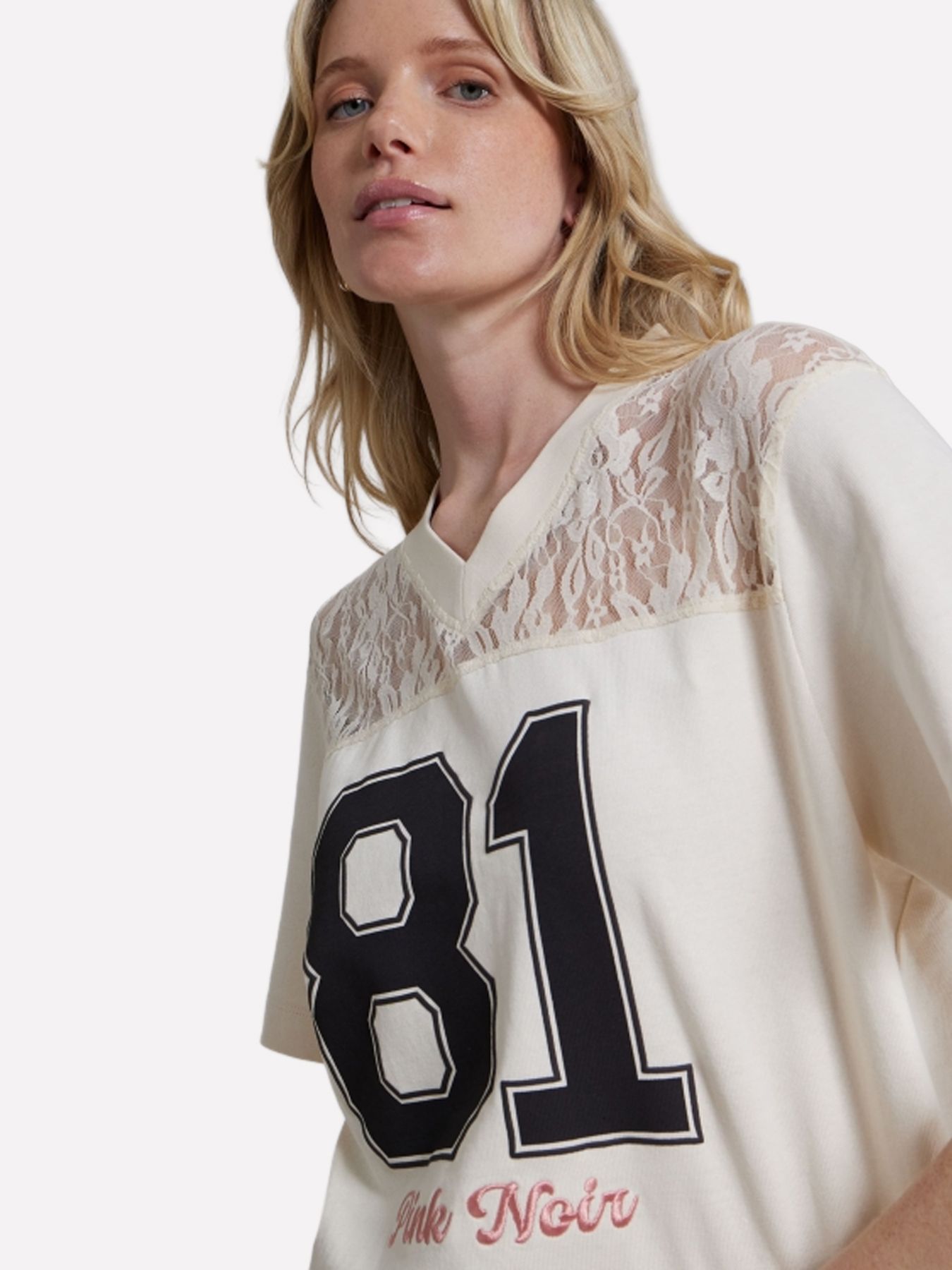 Pink Noir Yonna t-shirt Eggnog 2900166530060