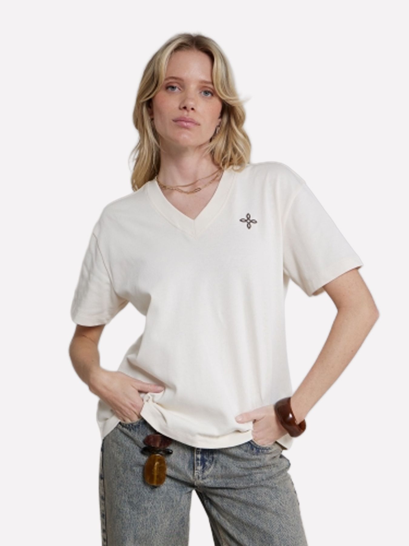 Pink Noir Artemis t-shirt Eggnog 00118433-EGG