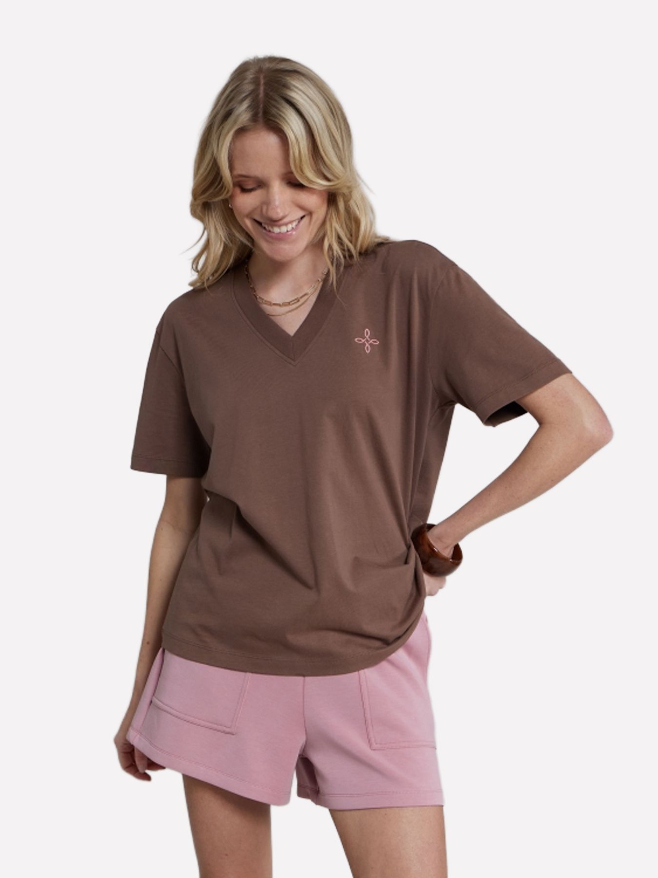 Pink Noir Medusa T-shirt COFFEE 00118434-A7