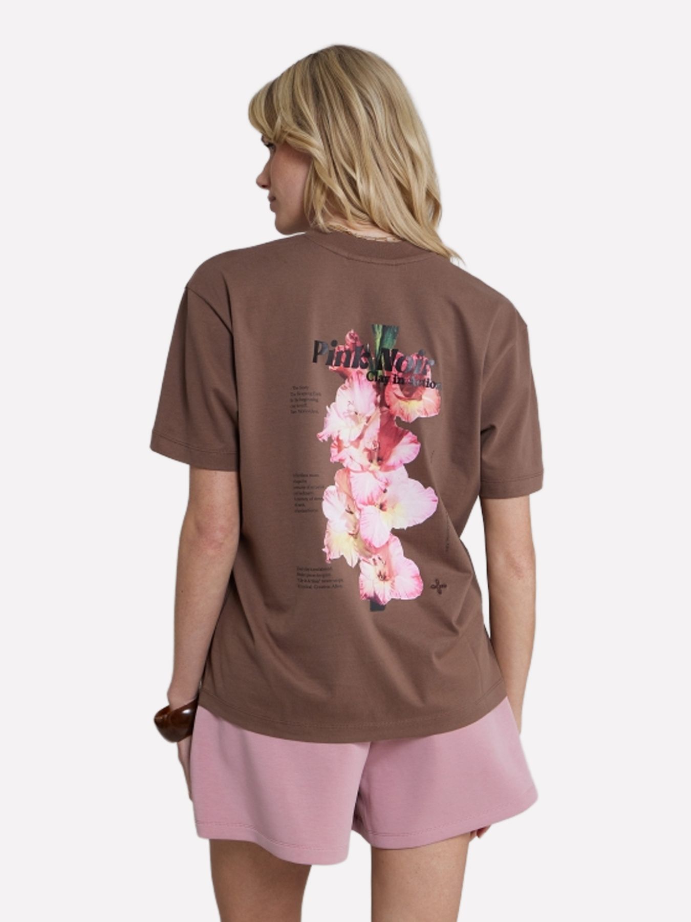 Pink Noir Medusa T-shirt COFFEE 2900166533061