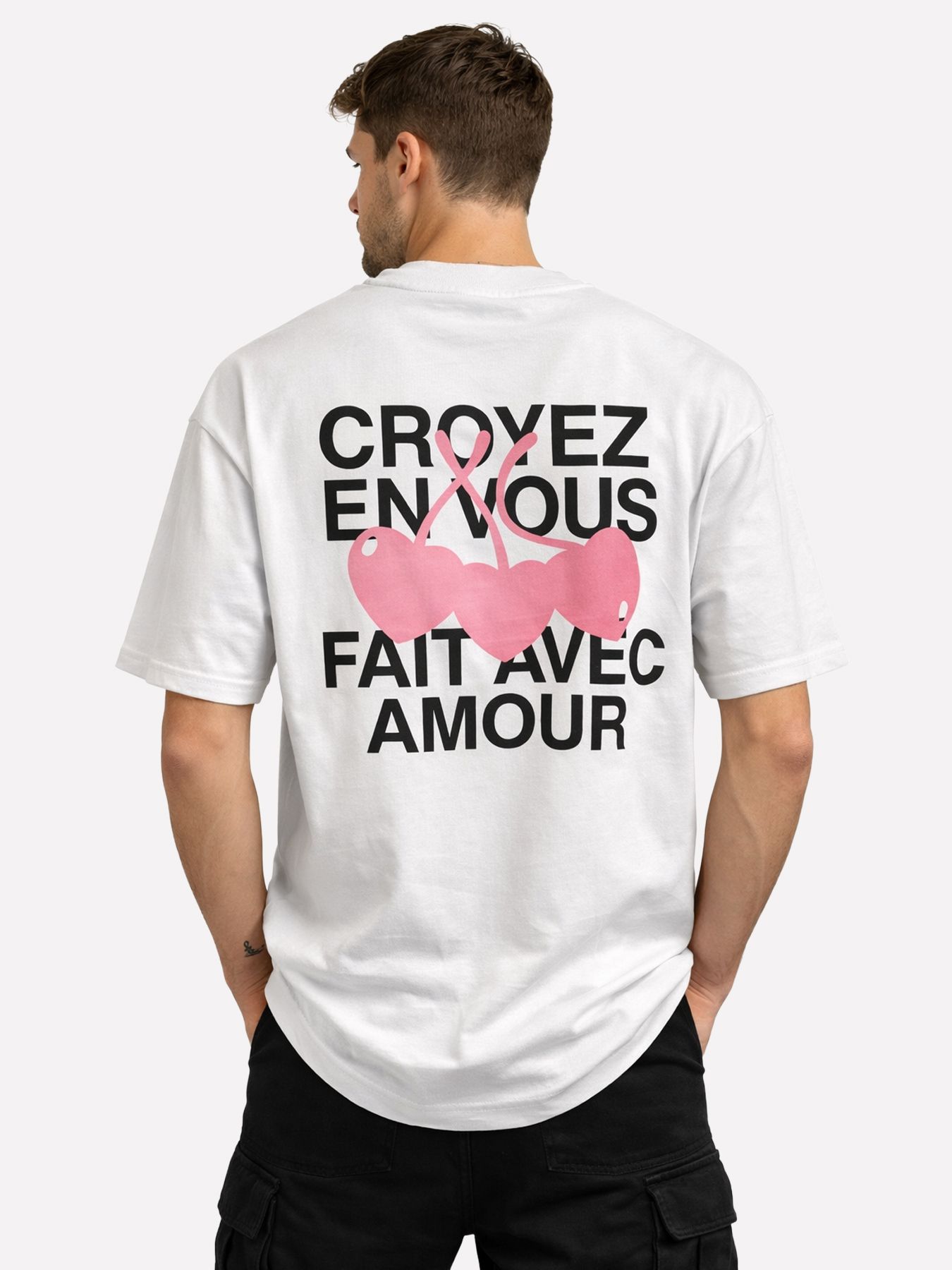 Croyez Croyez Amour T-Shirt 40001 white 2900166539032