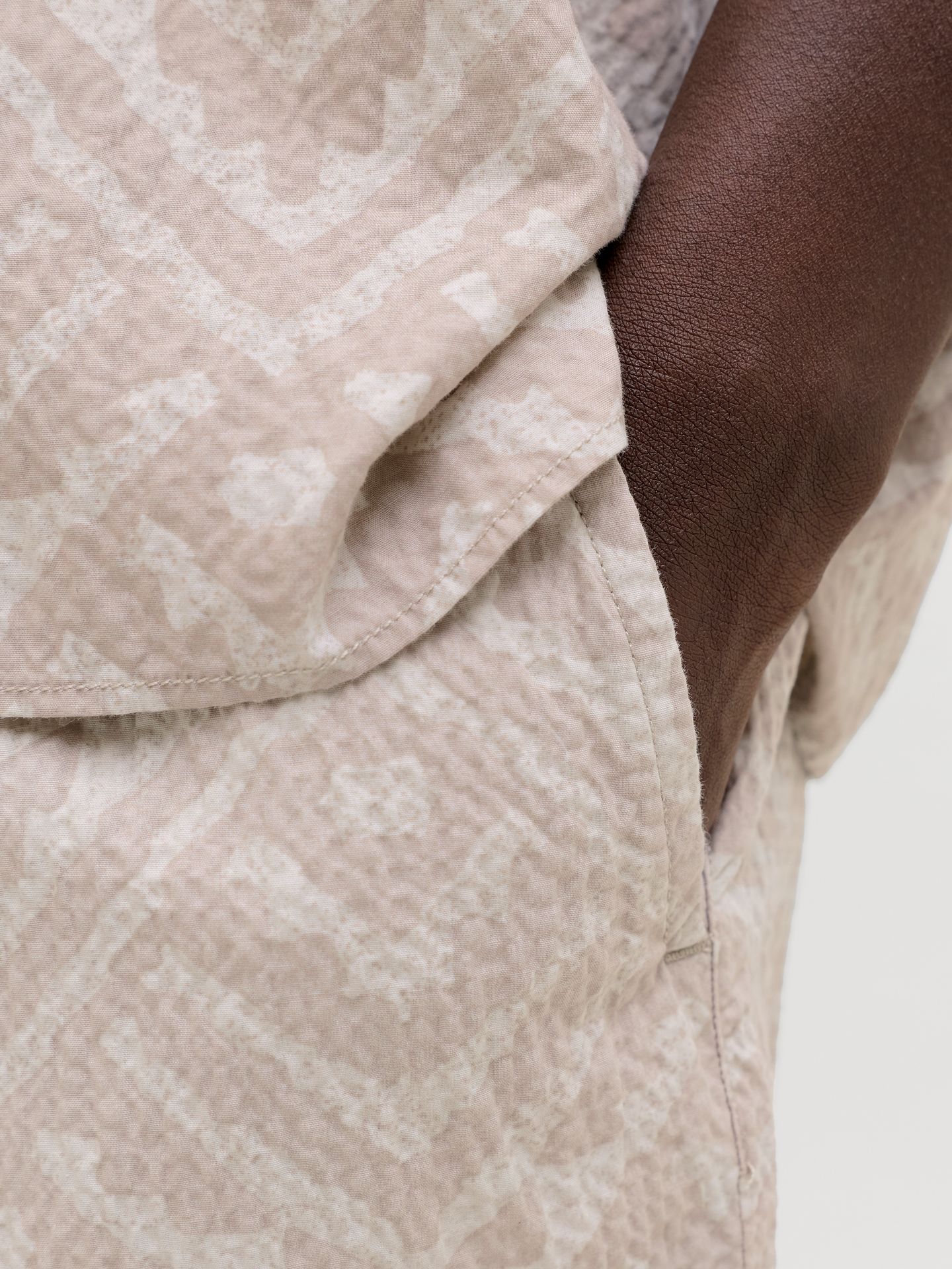 Jack & Jones JPSTJAIDEN MILO SEERSUCKER SHORT RE Moonbeam/LOOSE 2900166545026