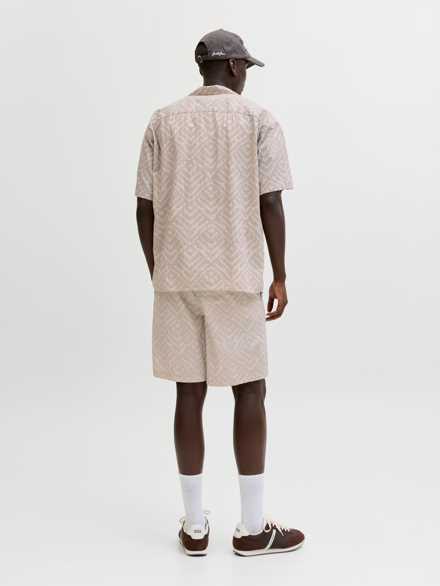 Jack & Jones JPSTJAIDEN MILO SEERSUCKER SHORT RE Moonbeam/LOOSE 2900166545026