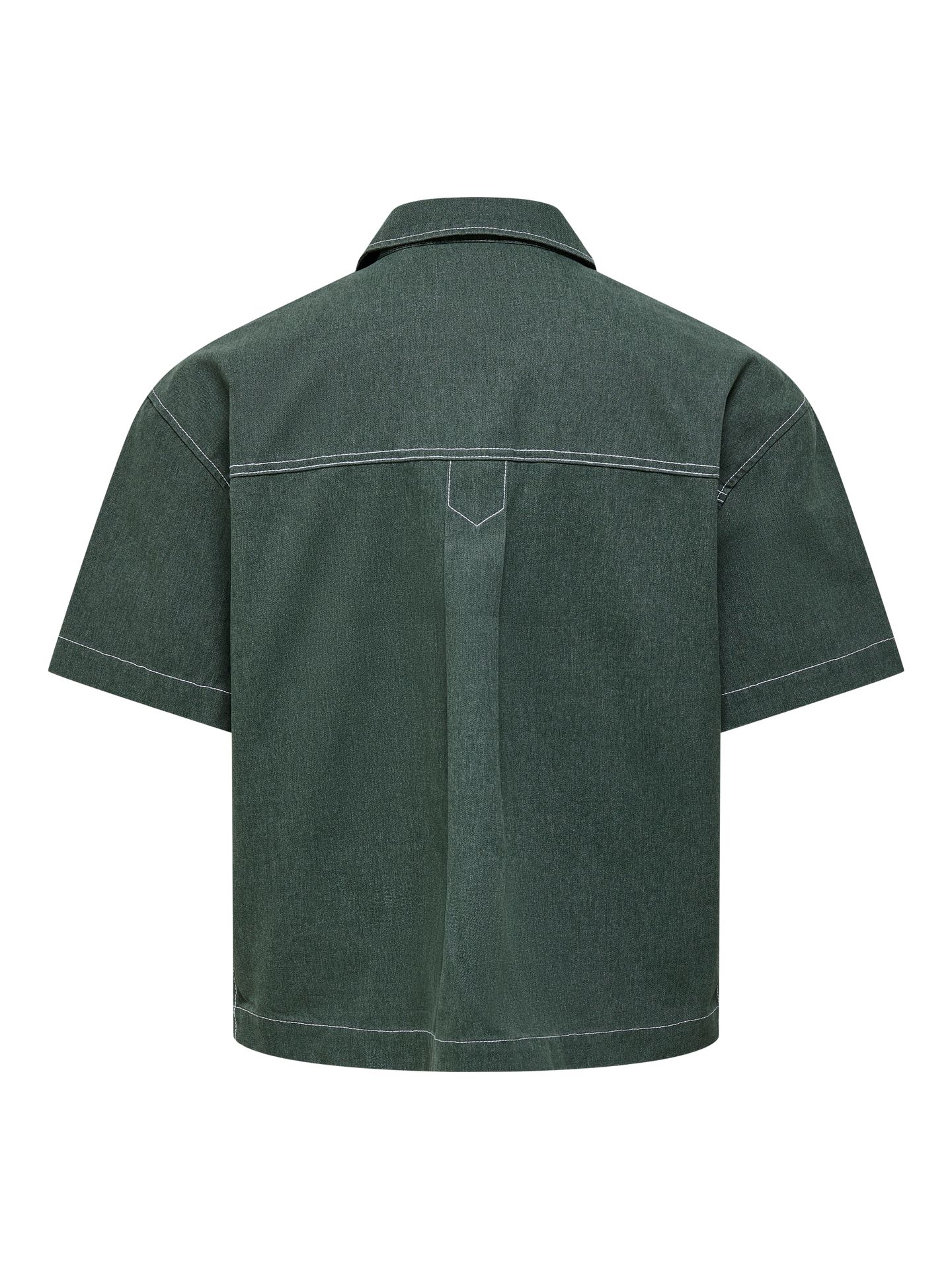 Only & Sons ONSZEALAND S/S 8342 YFM DNM SHIRT W Dark Green Denim 00118445-EKA26011400003500
