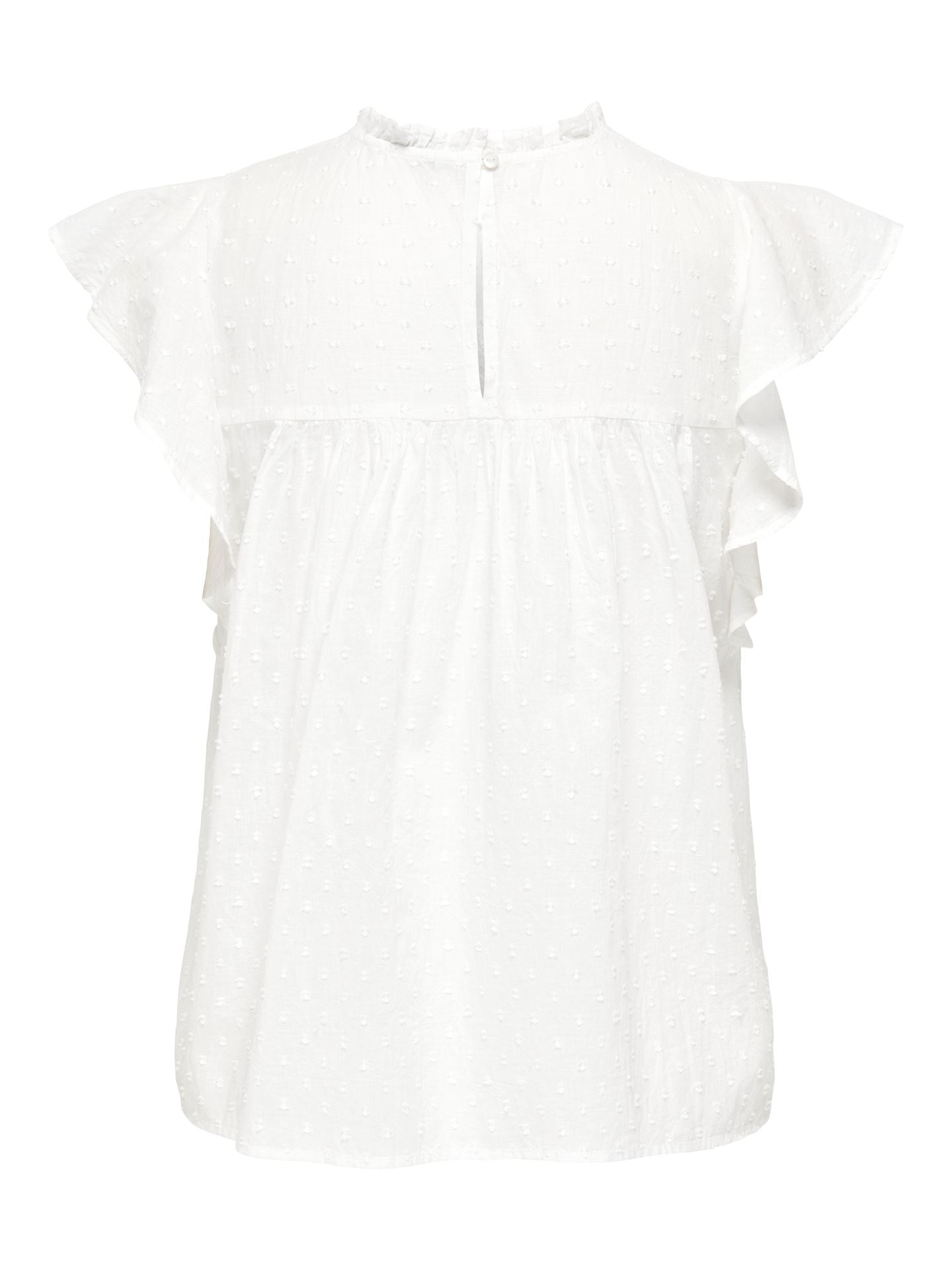 Only ONLKATTI S/S DOBBY TOP WVN NOOS Cloud Dancer 2900166559030