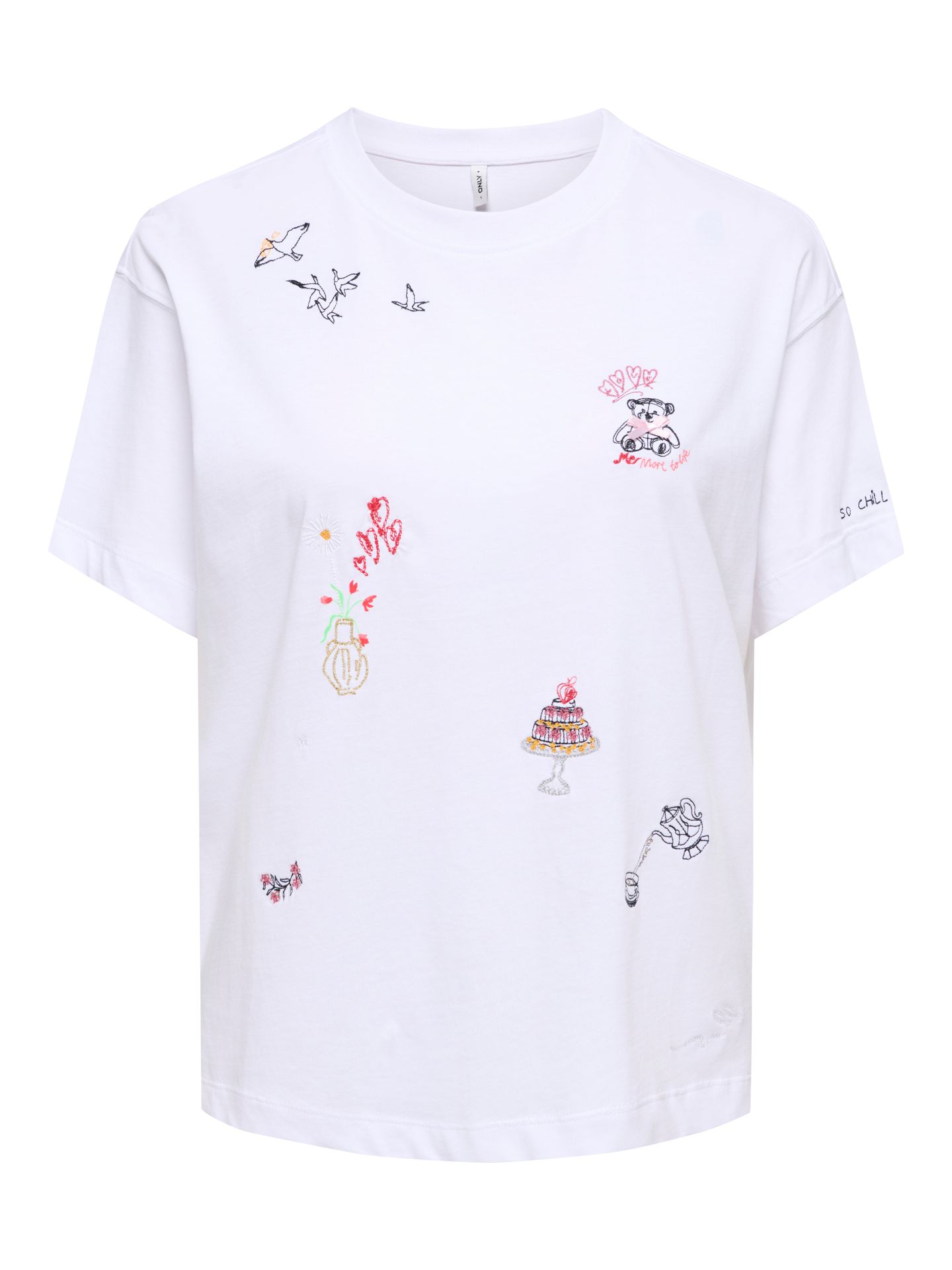 Only ONLEMMINA S/S TOP BOX JRS Bright White/Lemonade 00118452-EKA26011400002801