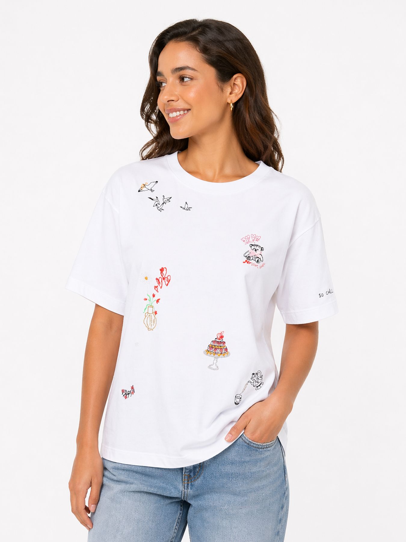 Only ONLEMMINA S/S TOP BOX JRS Bright White/Lemonade 00118452-EKA26011400002801